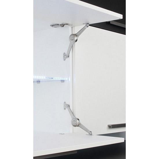 Yavaş Kapanan Dolap Kapak Makası – Alüminyum Çerçeveli Kapaklar İçin (37 mm)