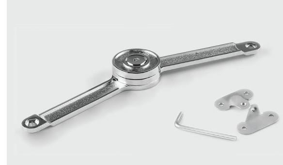 Yavaş Kapanan Dolap Kapak Makası – Alüminyum Çerçeveli Kapaklar İçin (37 mm)