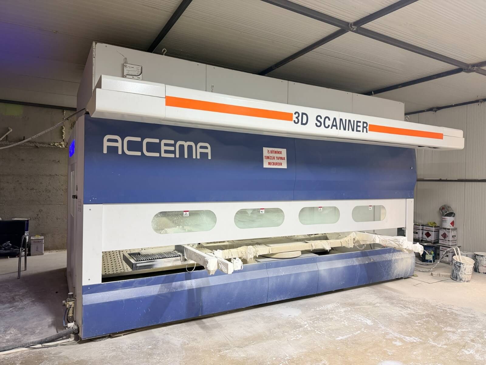 ACCEMA 3 D Scanner Boya Atım Yüzey Boyama Makinesi (2025)