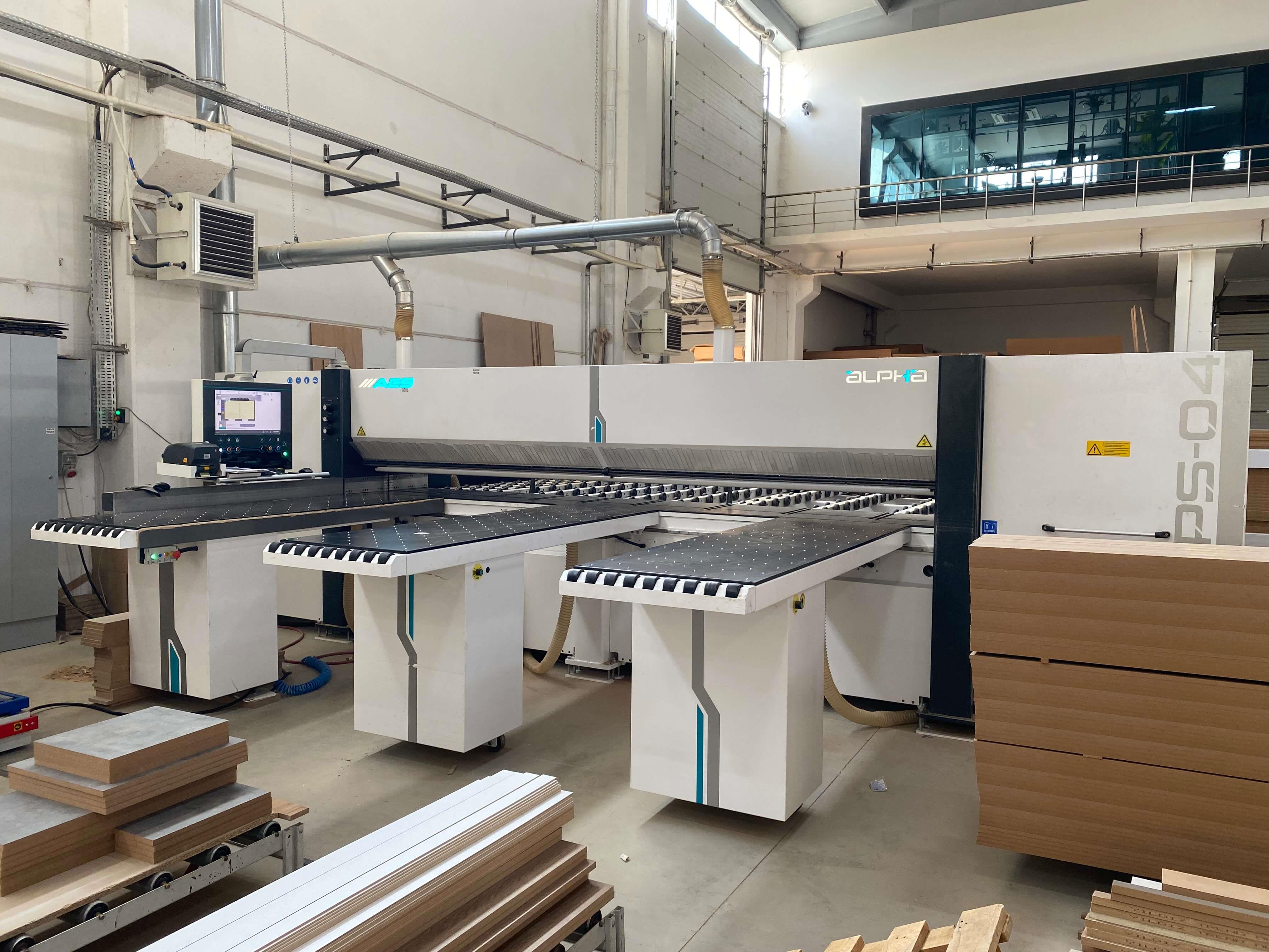Aes Alpha Ps 04 - 3800 Asansörlü Panel Ebatlama Makinesi (2022)