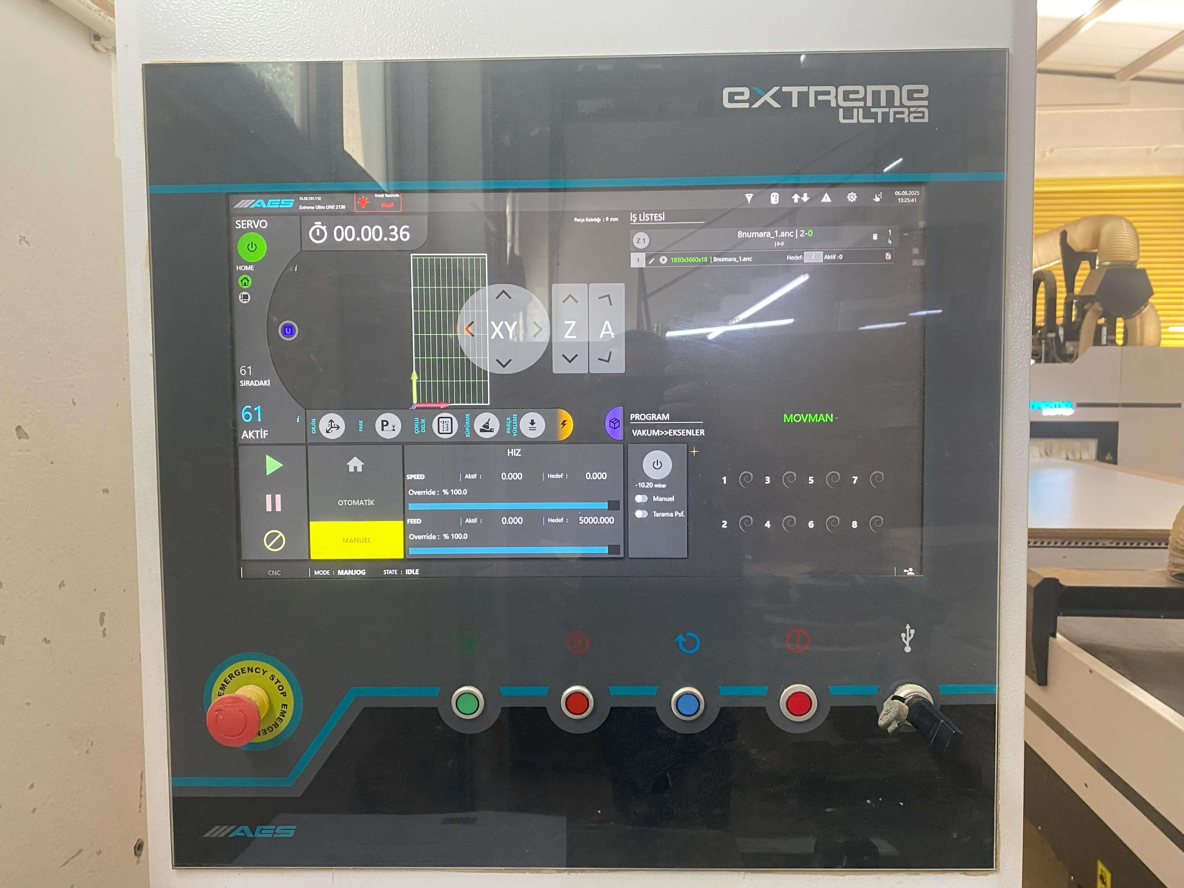 AES Extreme Ultra Line 2136 Yükleme Boşaltmalı Cnc Makinesi (2023)