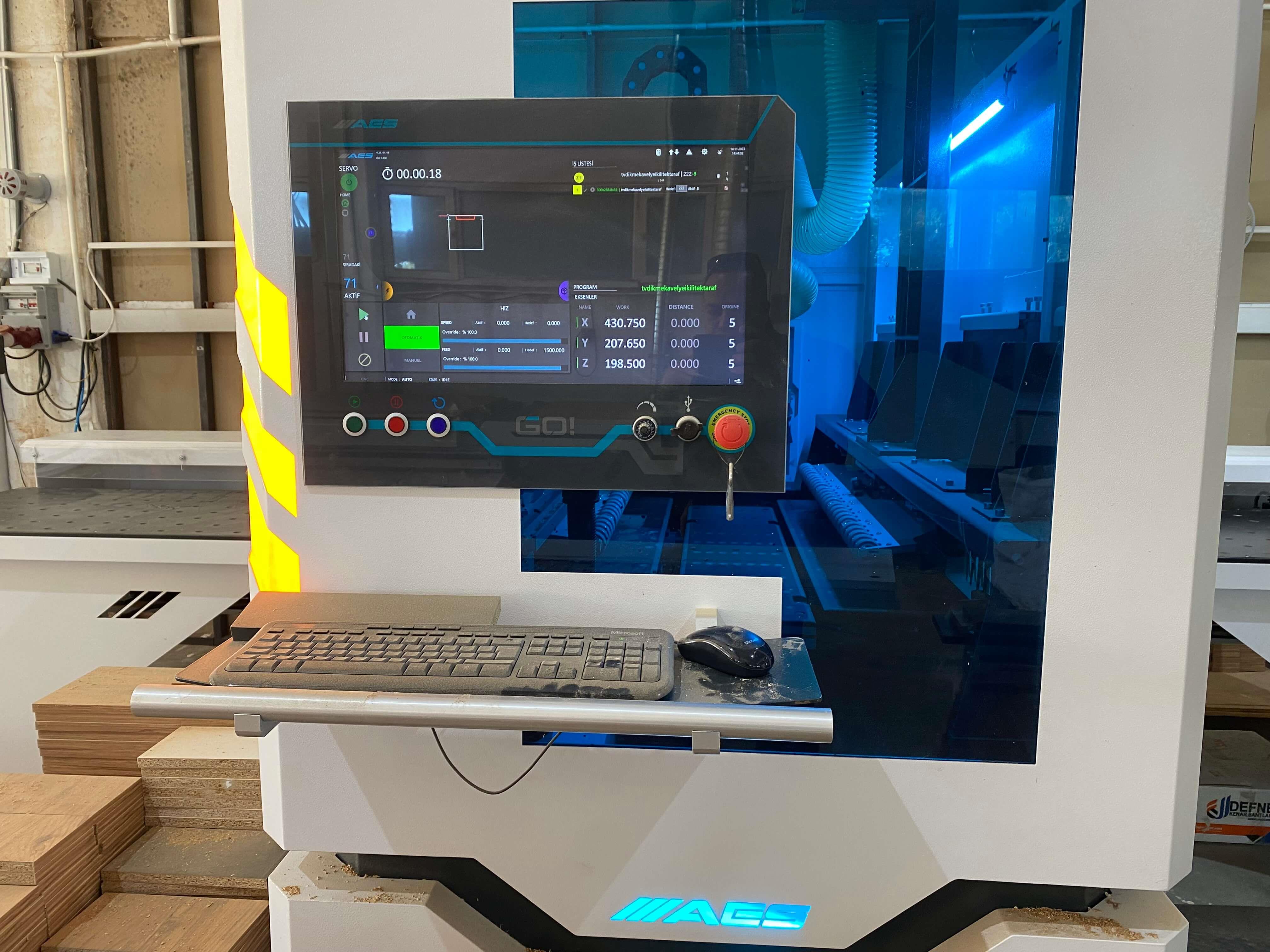Aes Go 1300 Cnc Delik Makinesi (2023)