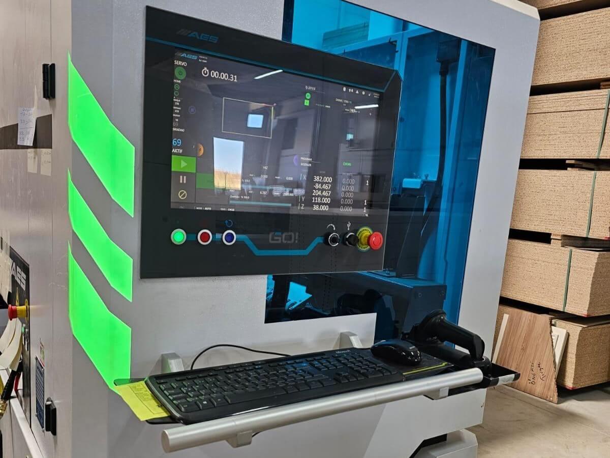 Aes Go 1300 M Atc Takım Değiştirmeli Cnc Delik Makinesi (2021)