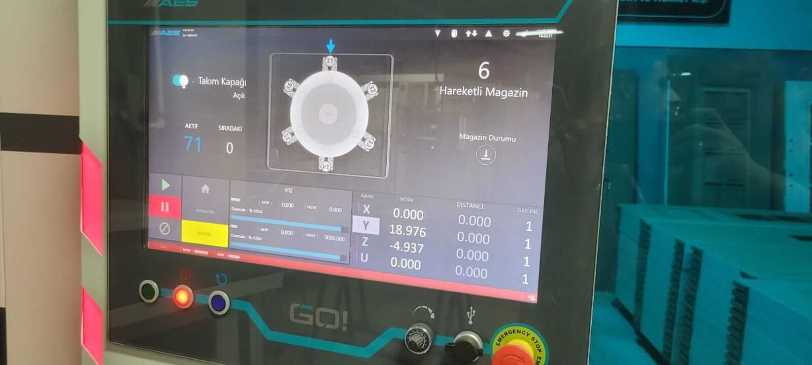 Aes Go 1300 M Atc Takım Değiştirmeli Cnc (2021)