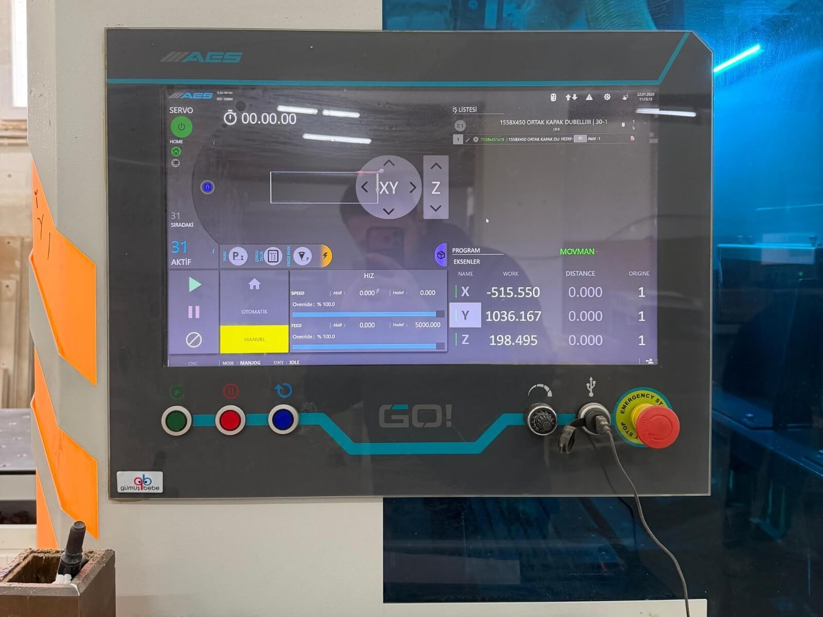 AES Go 1300 M Cnc Delik Makinesi (2021)