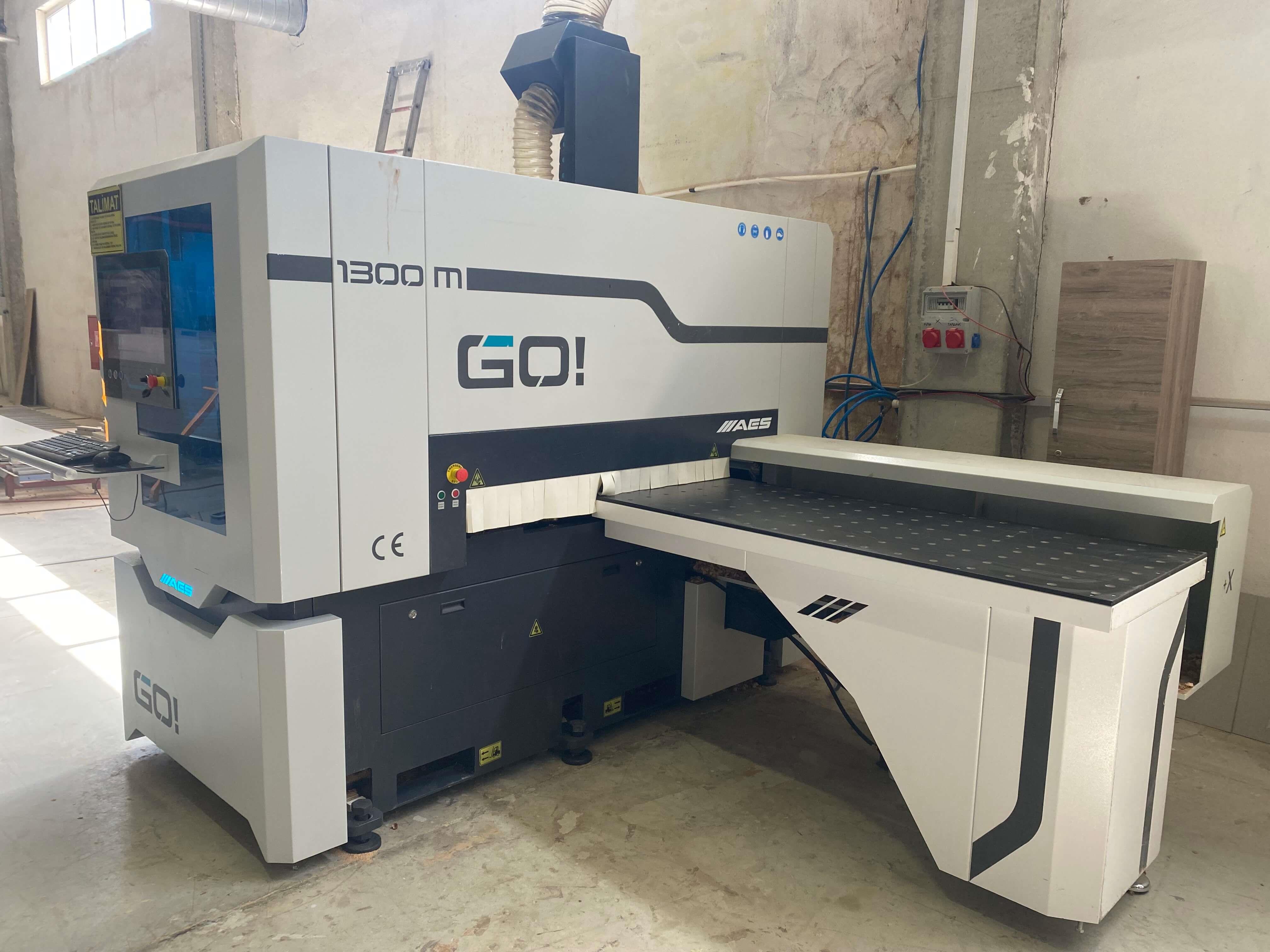 Aes Go 1300 M Frezeli Cnc Delik Makinesi (2021)