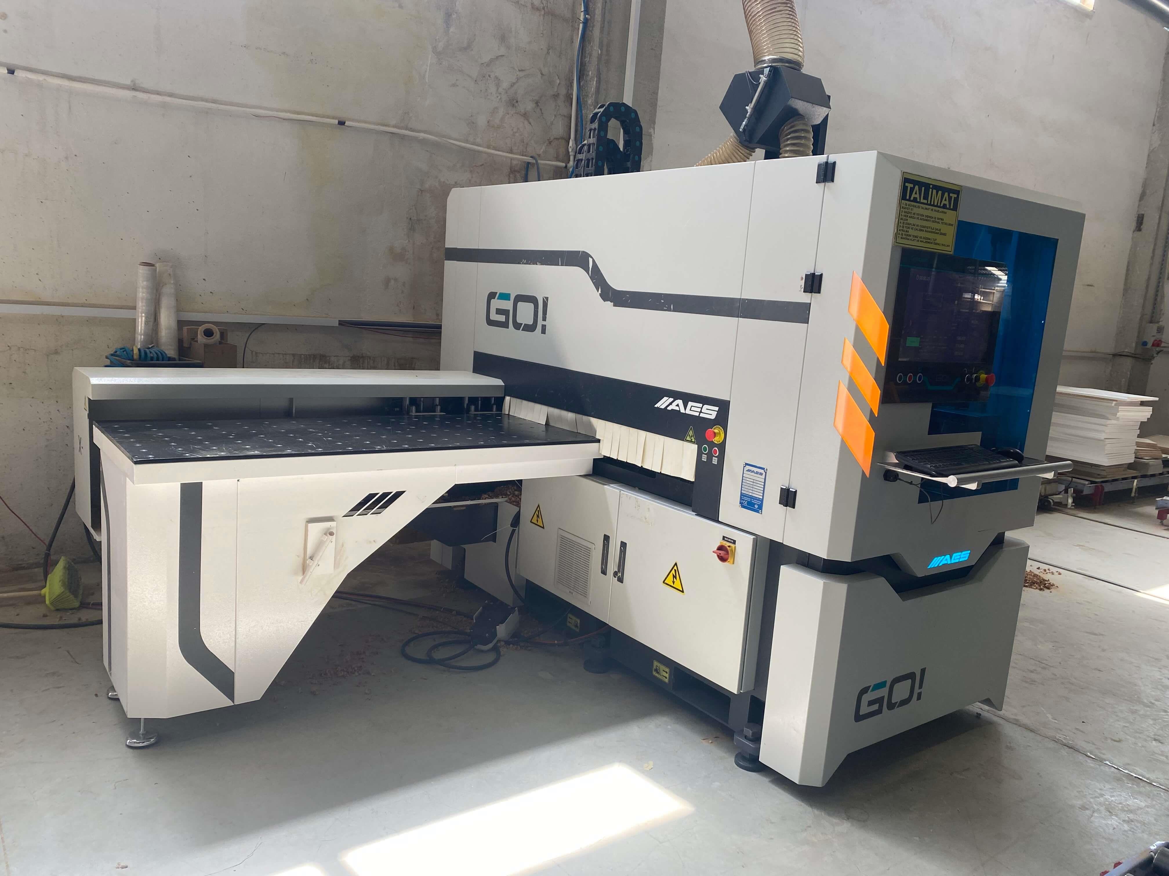 Aes Go 1300 M Frezeli Cnc Delik Makinesi (2021)