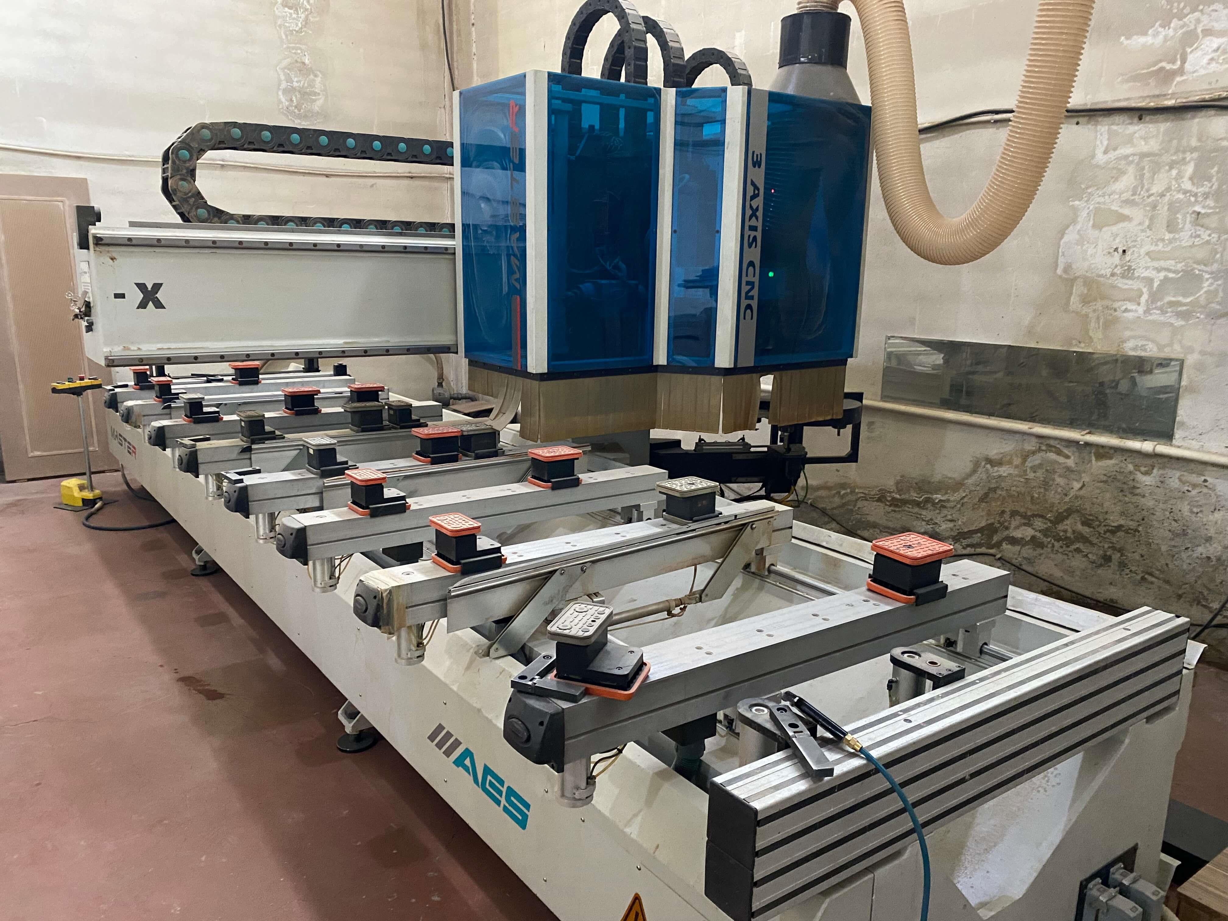 Aes Master 1345 Yatay Kapı Frezeli Çift Kapılık Cnc Makinesi (2013)