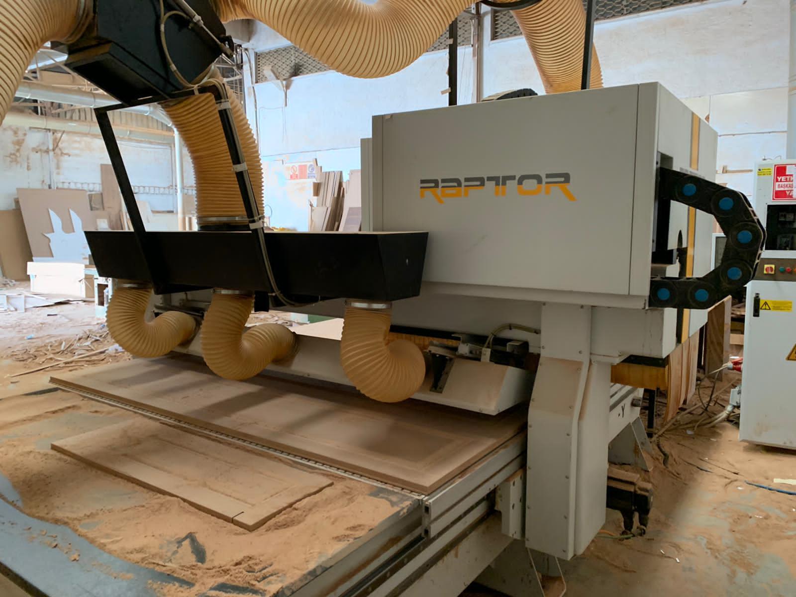 Aes Raptor 2128 Süpürmeli Düz Tabla Cnc Makinesi (2011) - Marcus