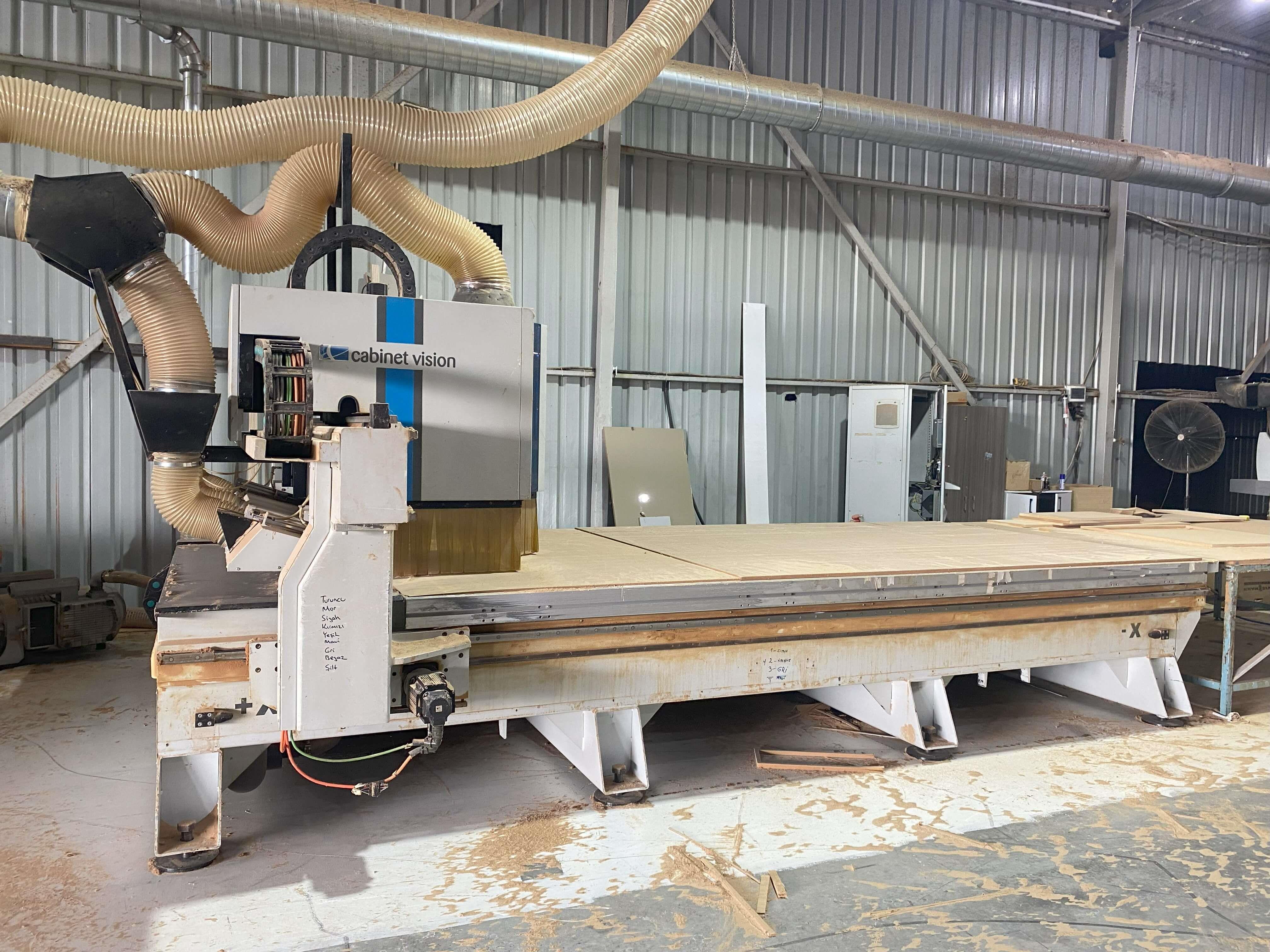 Aes Raptor 2142 Cabinet Süpürmeli Matkap Gruplu Düz Tabla Cnc Makinesi (2012)
