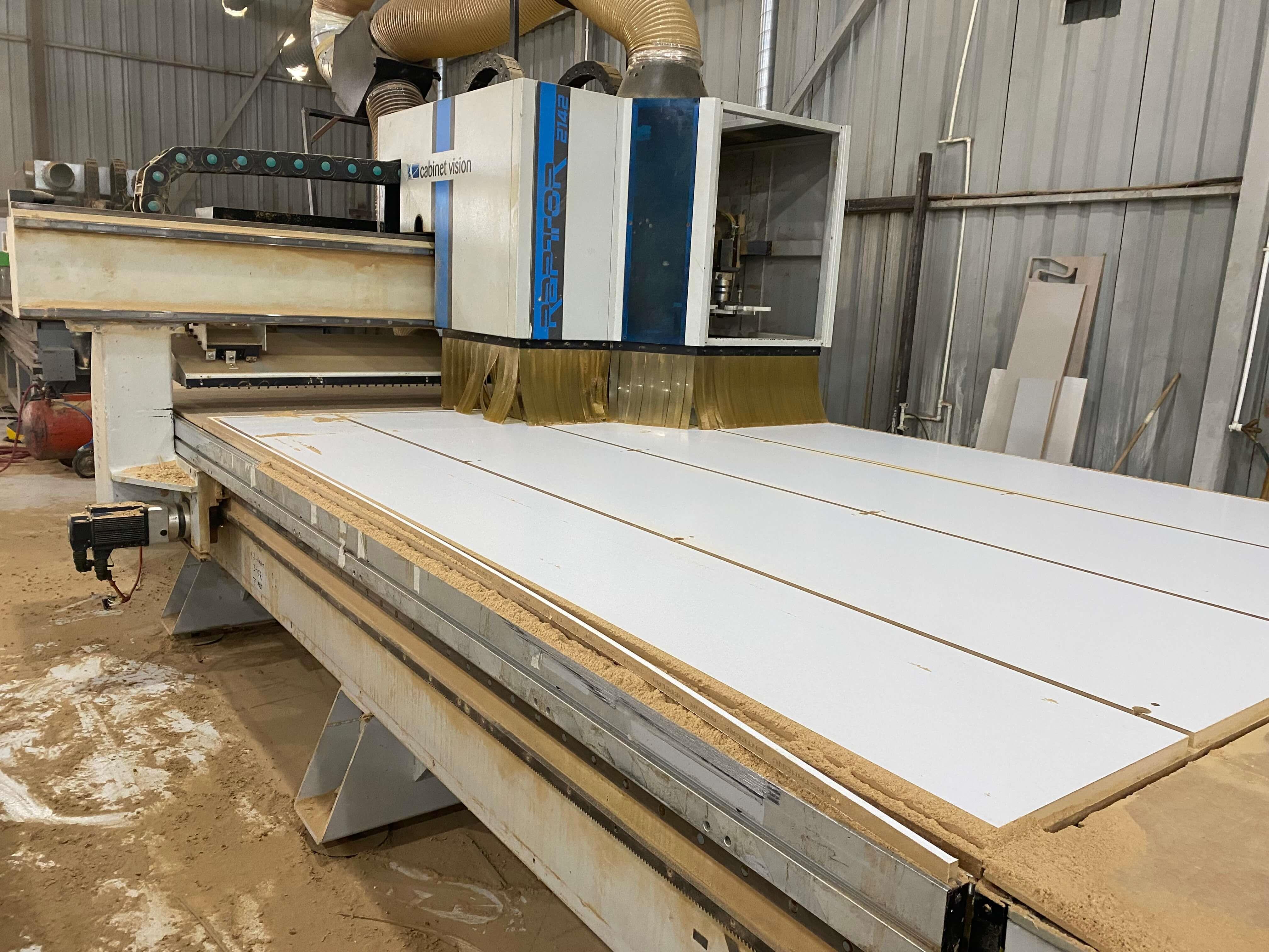 Aes Raptor 2142 Cabinet Vision Süpürmeli Matkap Gruplu Düz Tabla Cnc Makinesi (2012)