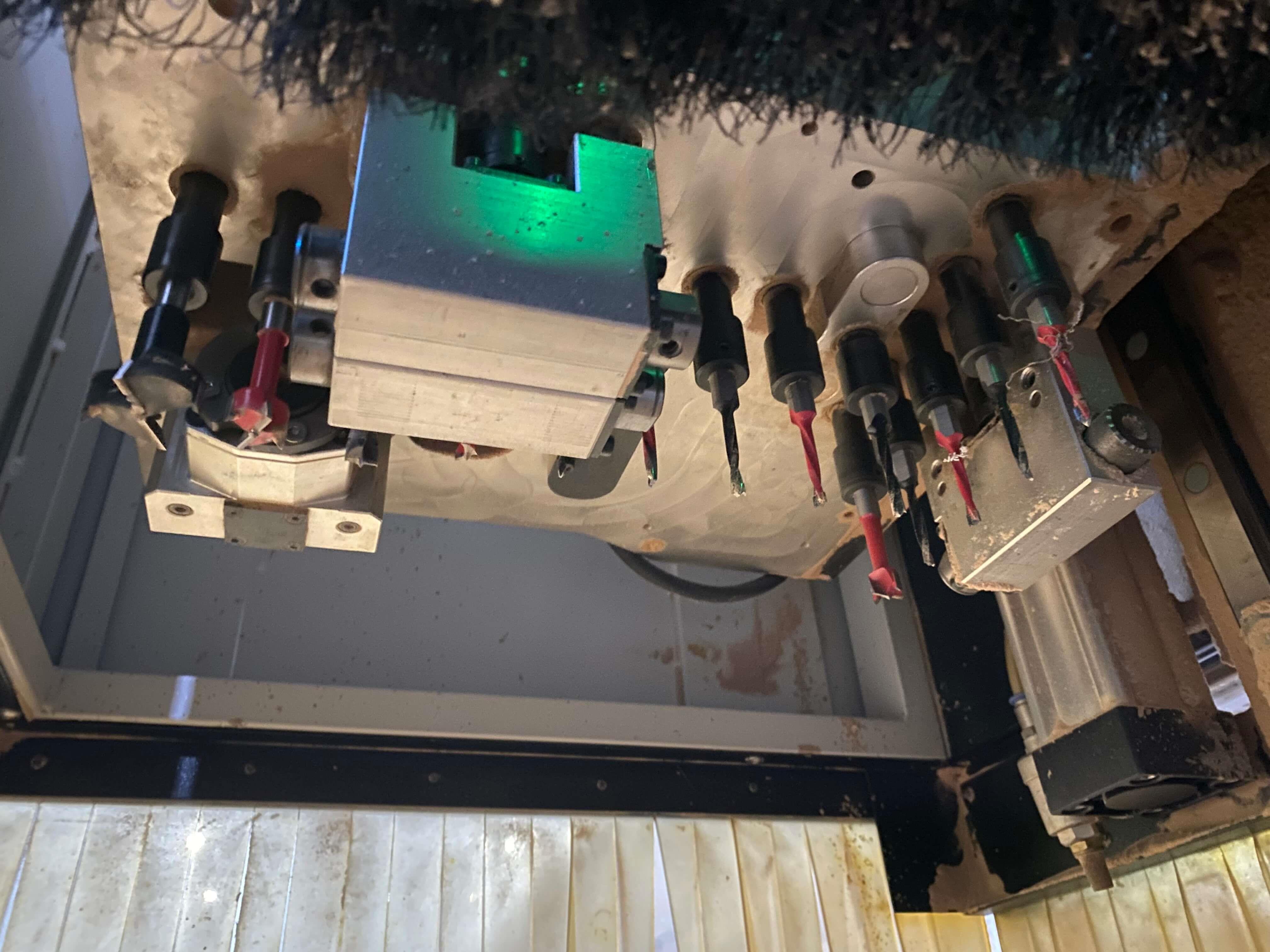 Aes Raptor 2142 Cabinet Vision Süpürmeli Matkap Gruplu Düz Tabla Cnc Makinesi (2012)