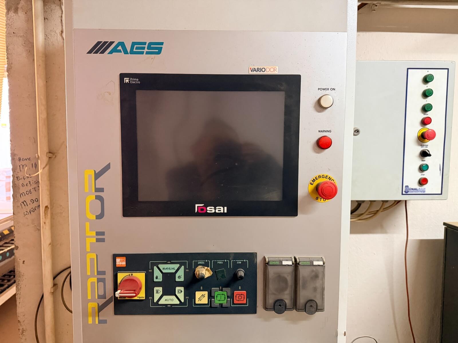 Aes Raptor Cabinet 2136 Süpürmeli Cnc Makinesi (2013)
