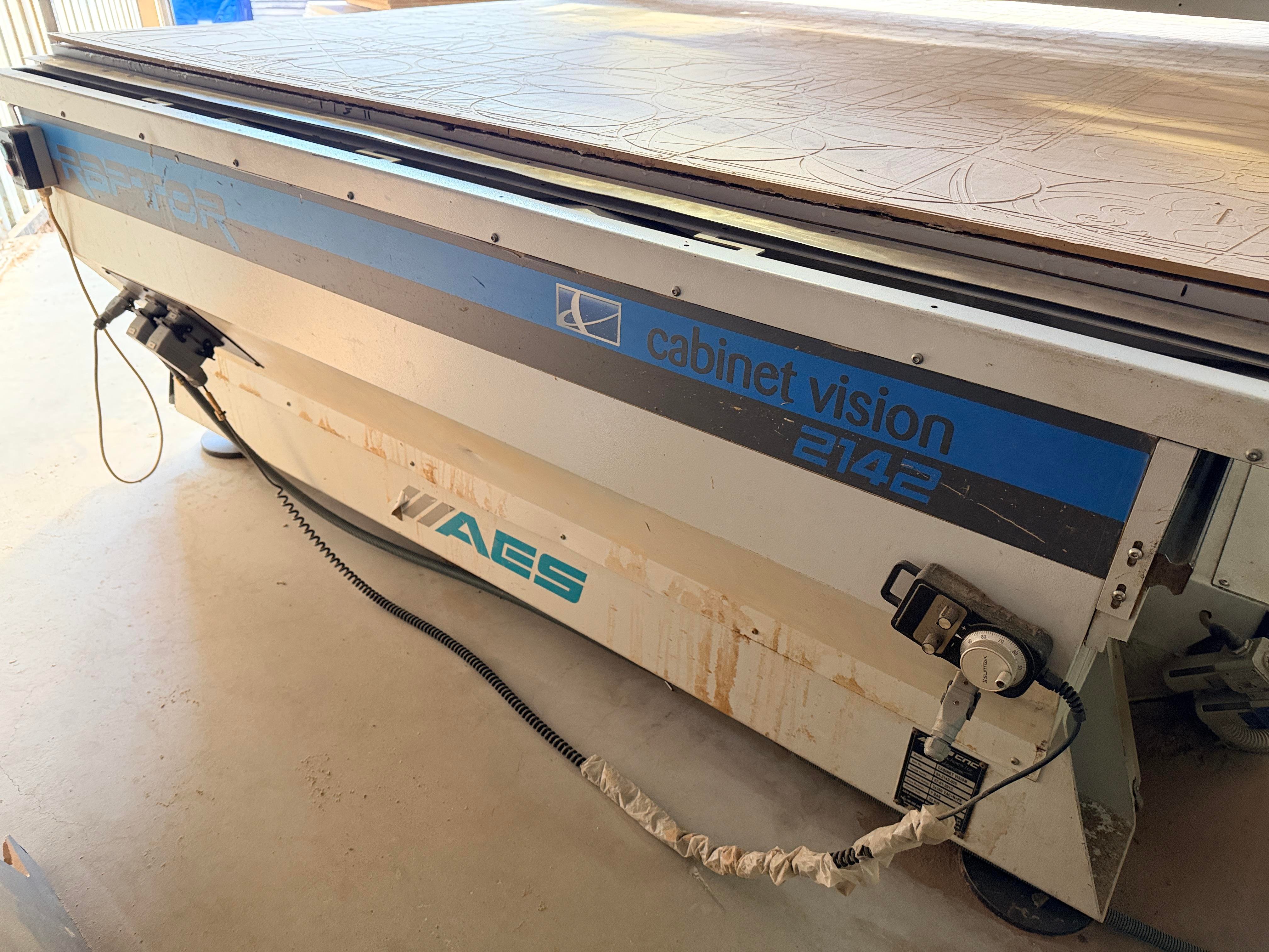 Aes Raptor Cabinet 2136 Süpürmeli Cnc Makinesi (2013)