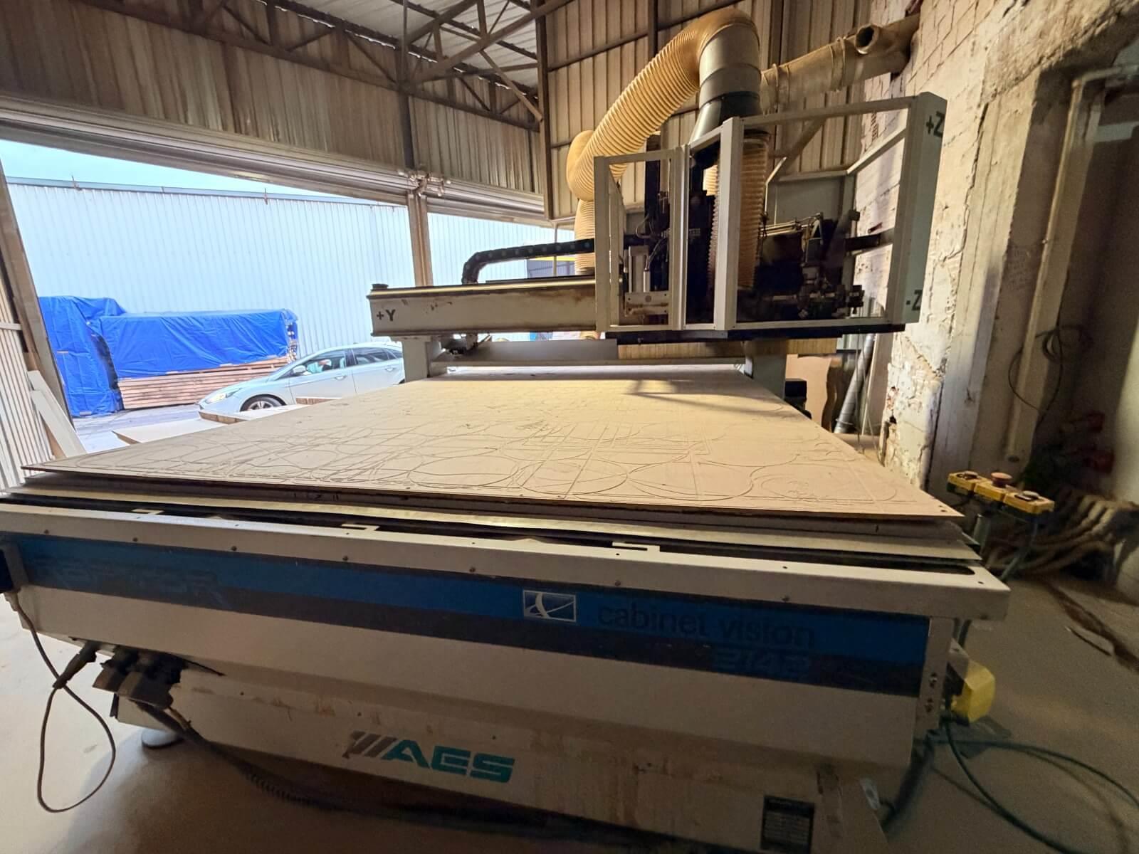 Aes Raptor Cabinet 2136 Süpürmeli Cnc Makinesi (2013)
