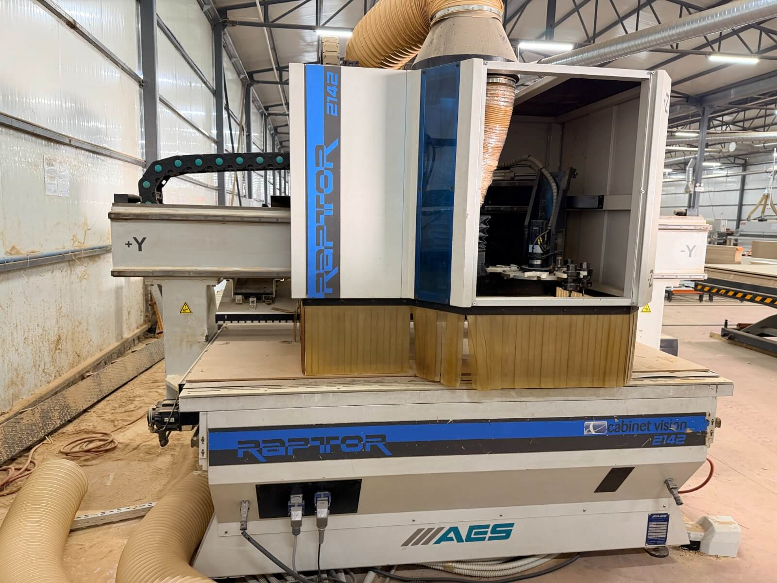 AES Raptor Cabinet Vision 2142 Süpürmeli Cnc Makinesi (2017)
