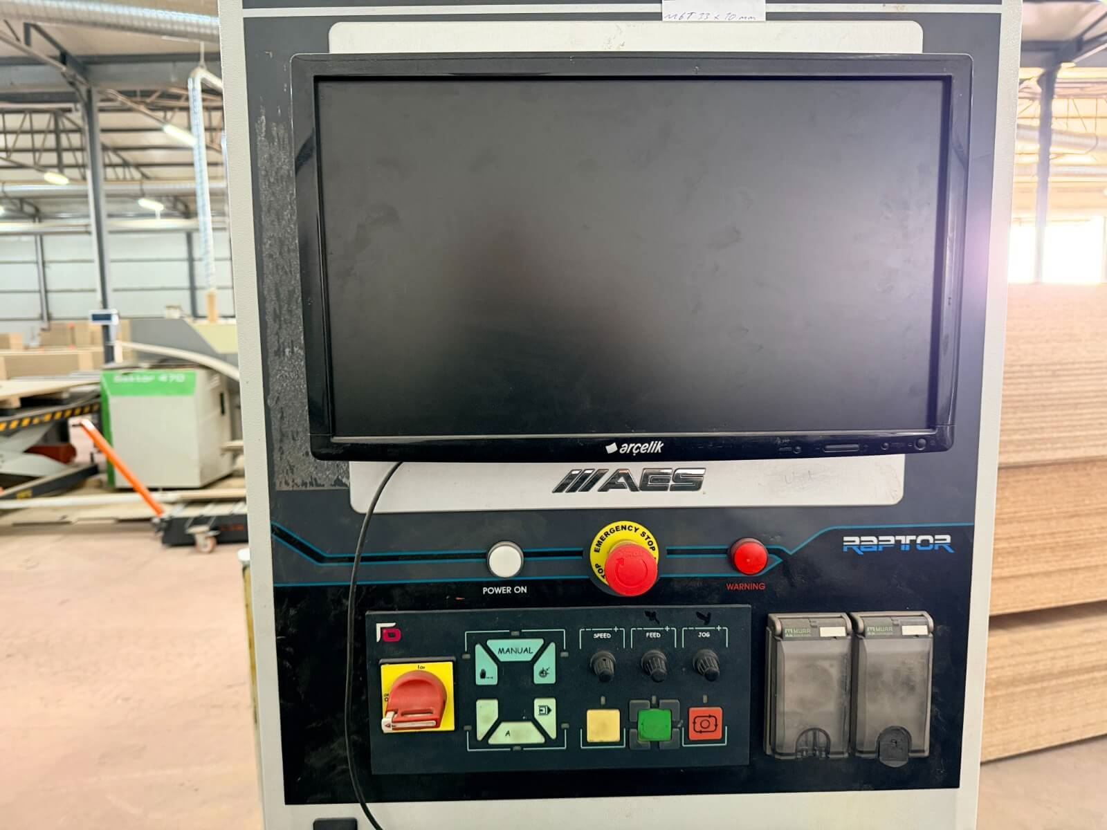 AES Raptor Cabinet Vision 2142 Süpürmeli Cnc Makinesi (2017)