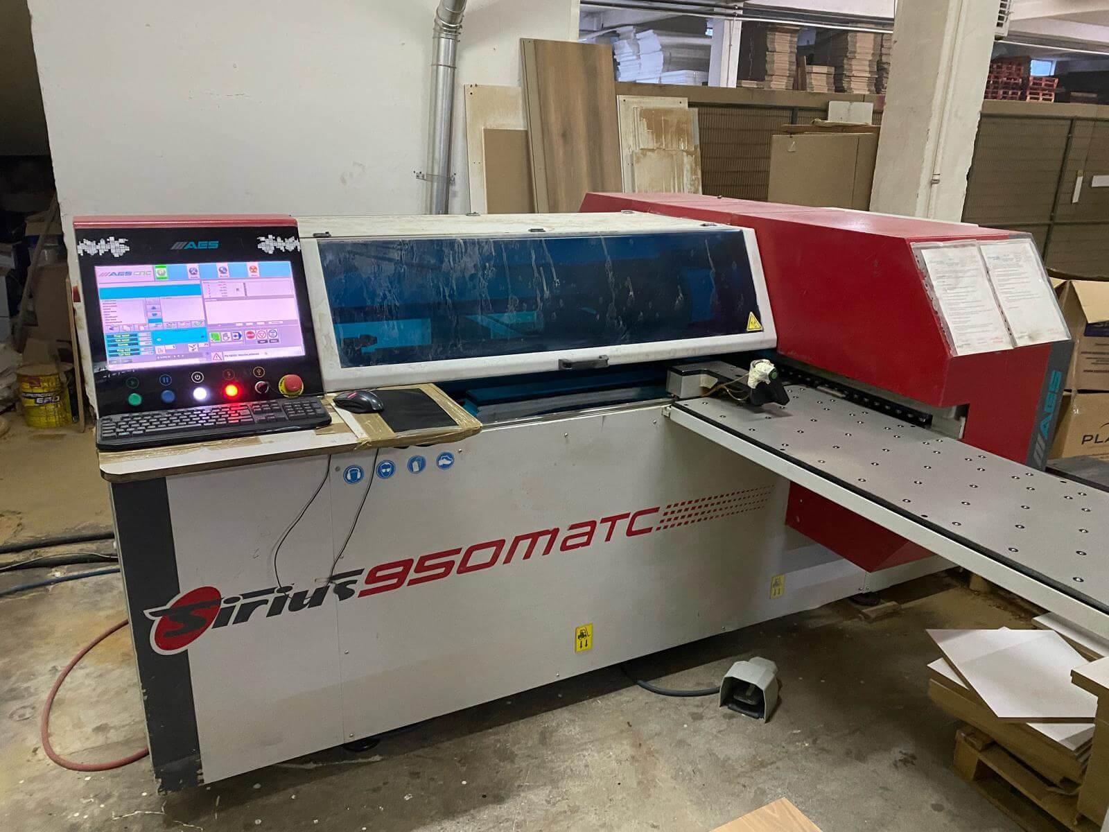 Aes Sirius 950 M Frezeli Cnc Delik Makinesi (2017)