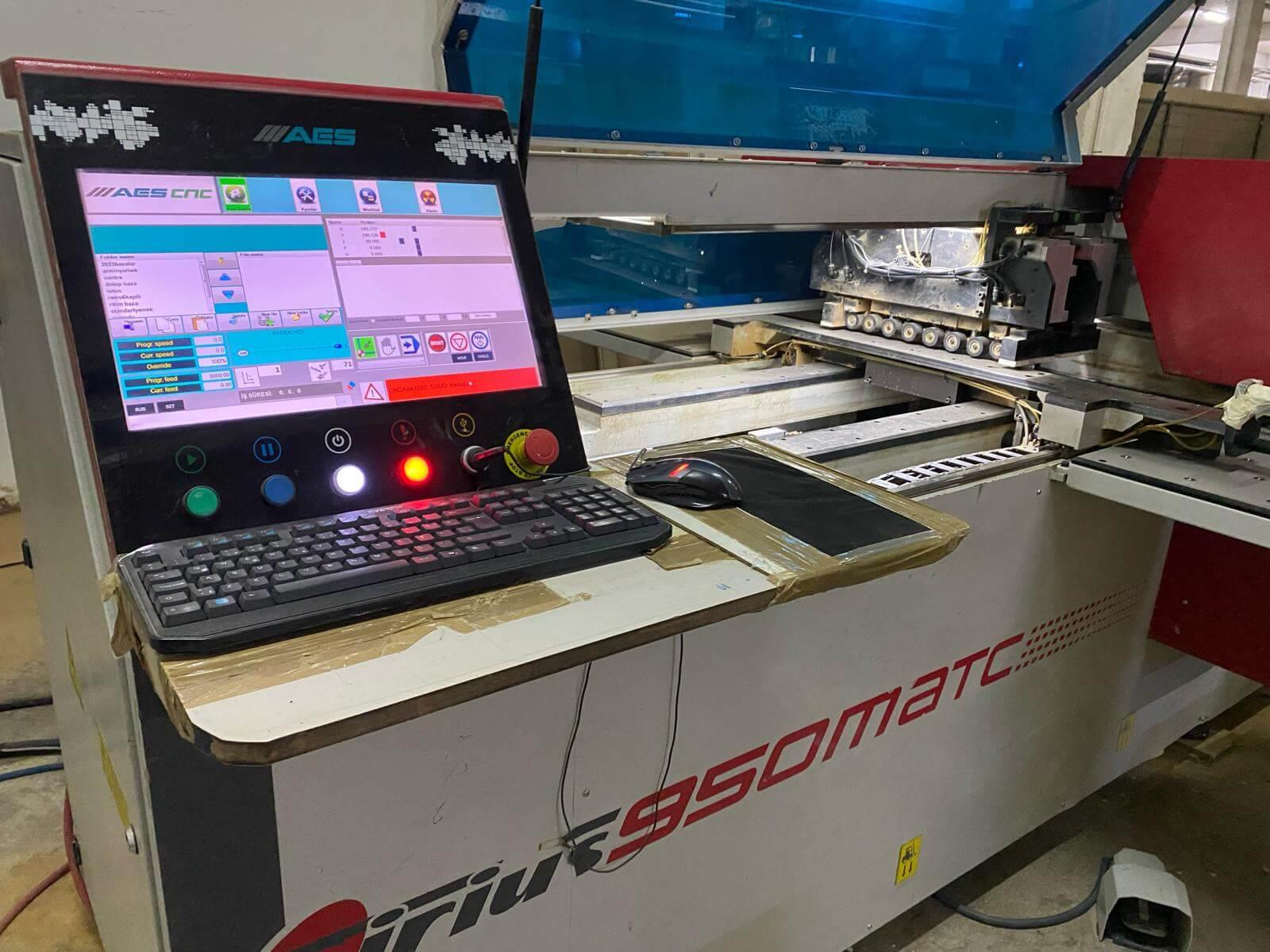 Aes Sirius 950 M Frezeli Cnc Delik Makinesi (2017)