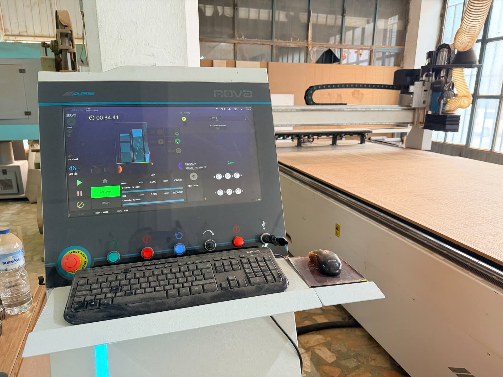 AES Süper Nova 2136 Düz Tabla Cnc Makinesi (2021)