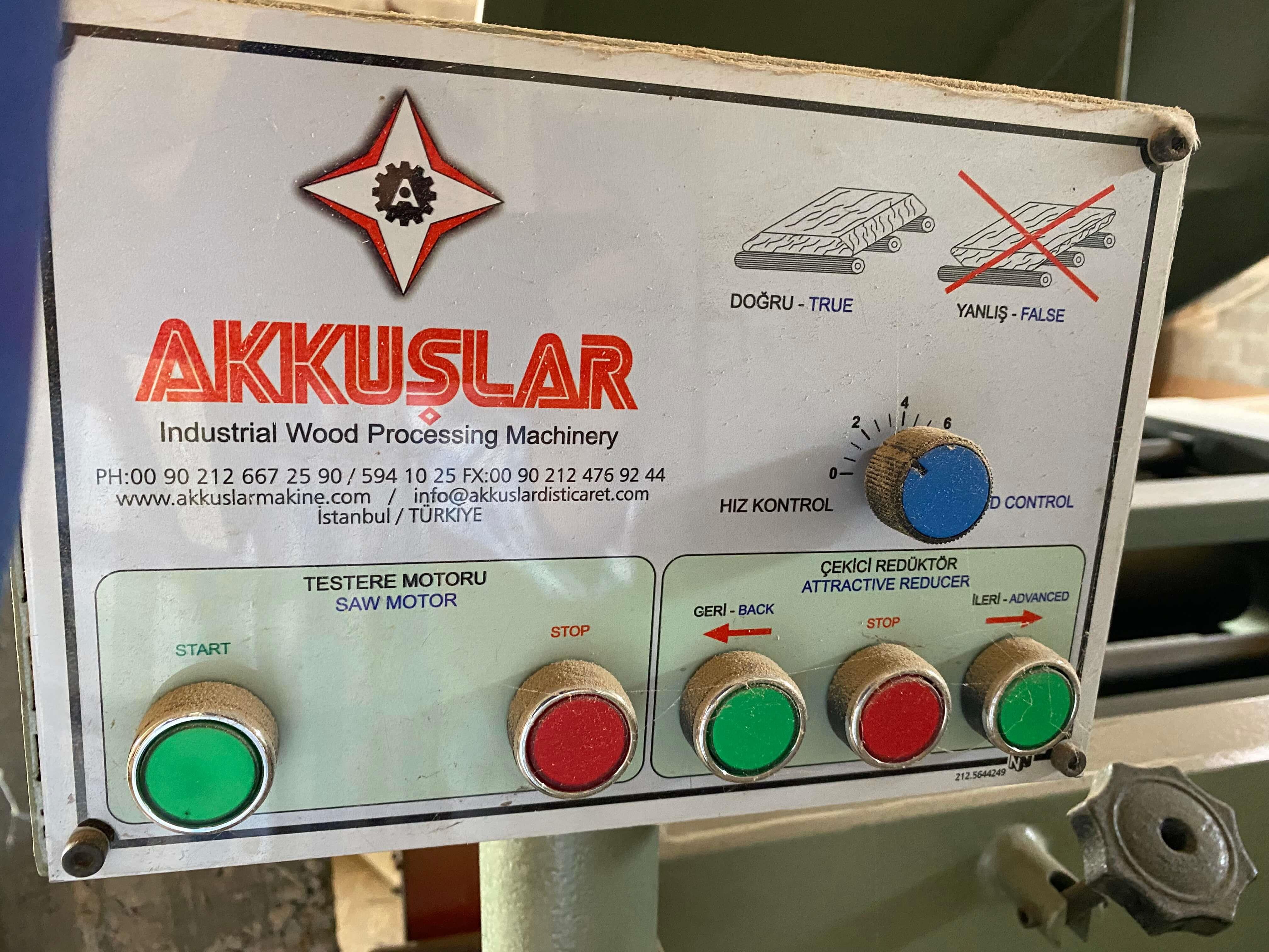 Akkuşlar MDFC 50 Çoklu Dilimleme Makinesi (2023)