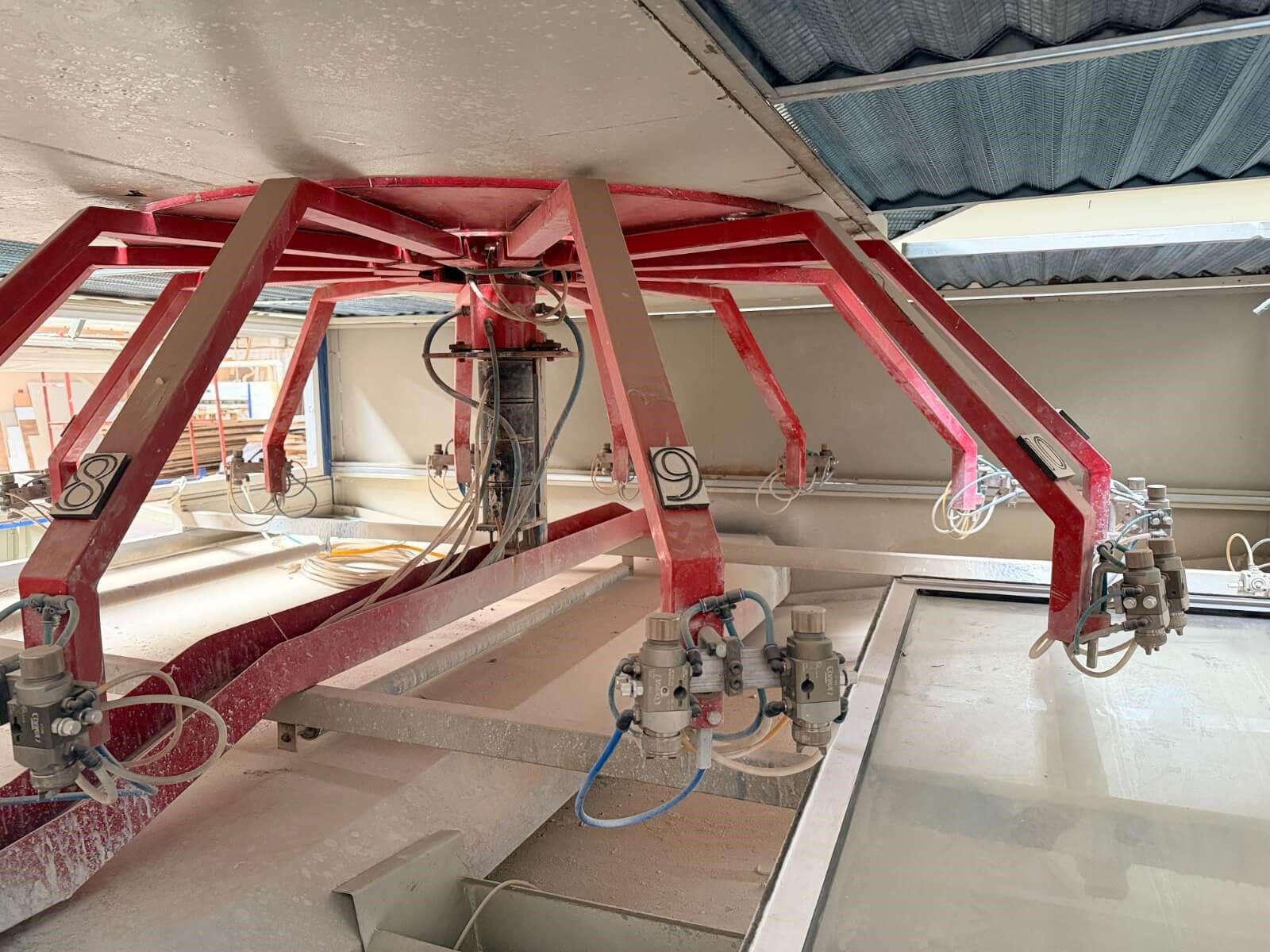 AKOSPRAY Master 2200 Ahşap Boya Atım ve Kurutma Kabin Makinesi