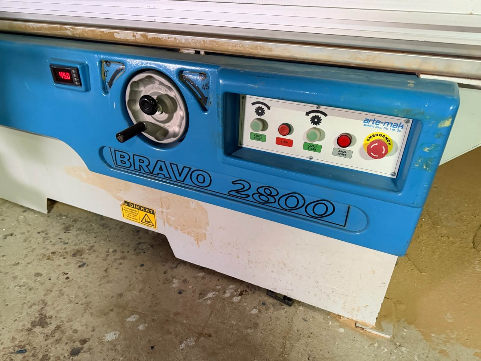 ARTEMAK Bravo 2800 Çizicili Yatar Daire Makinesi (2022)
