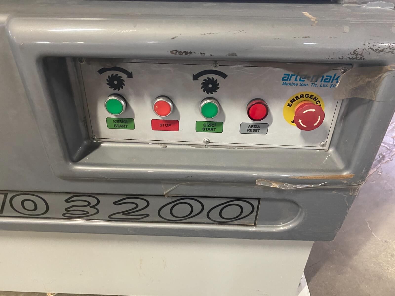 Artemak Bravo 3200 Çizici Yatar Daire Makinesi (2022)
