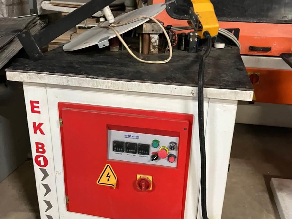 Artemak Eğri Kenar Yapıştırma ve Temizleme Makinesi