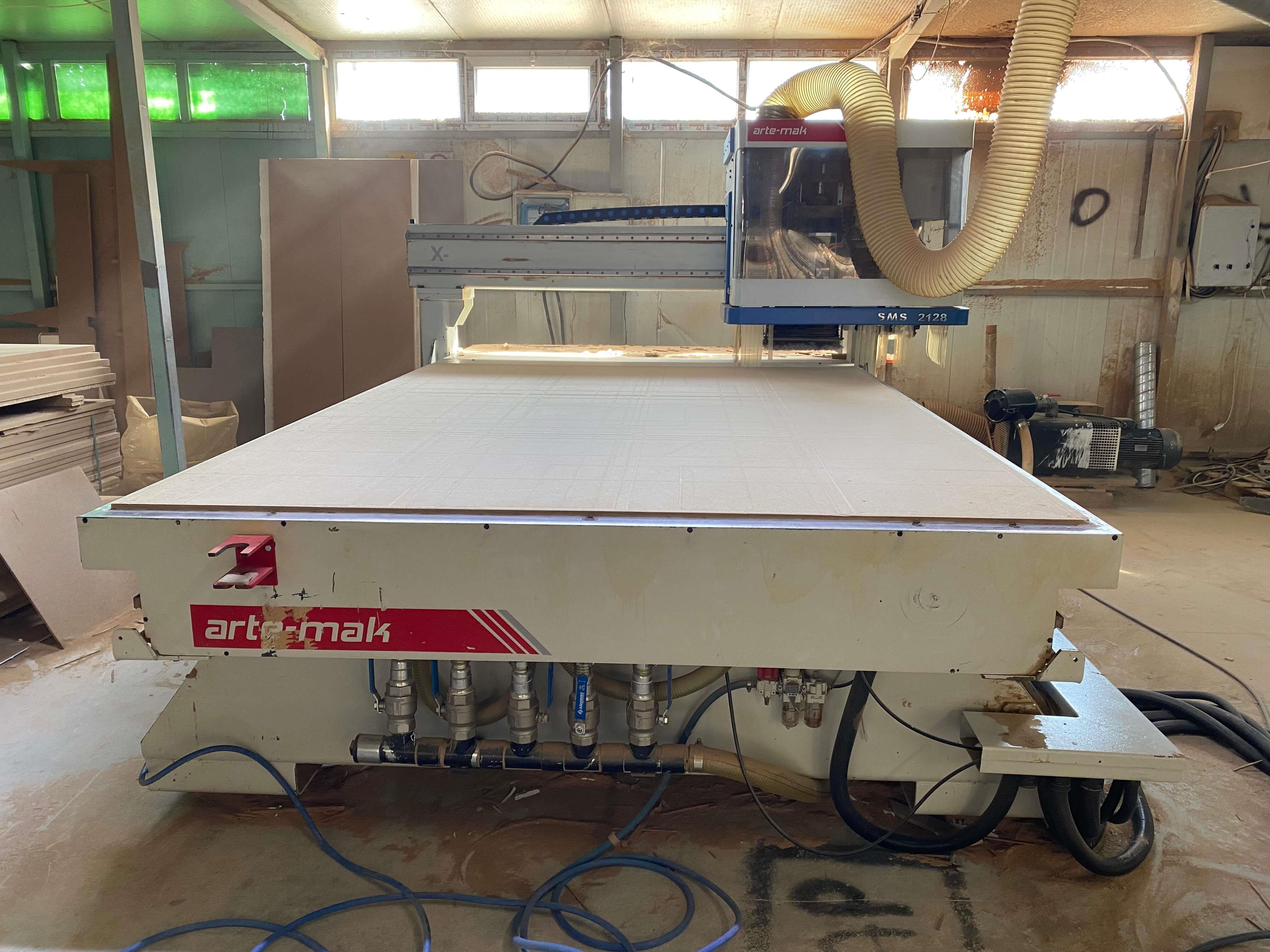 Artemak SMS 2128 Düz Tabla Router Cnc Makinesi (2017)