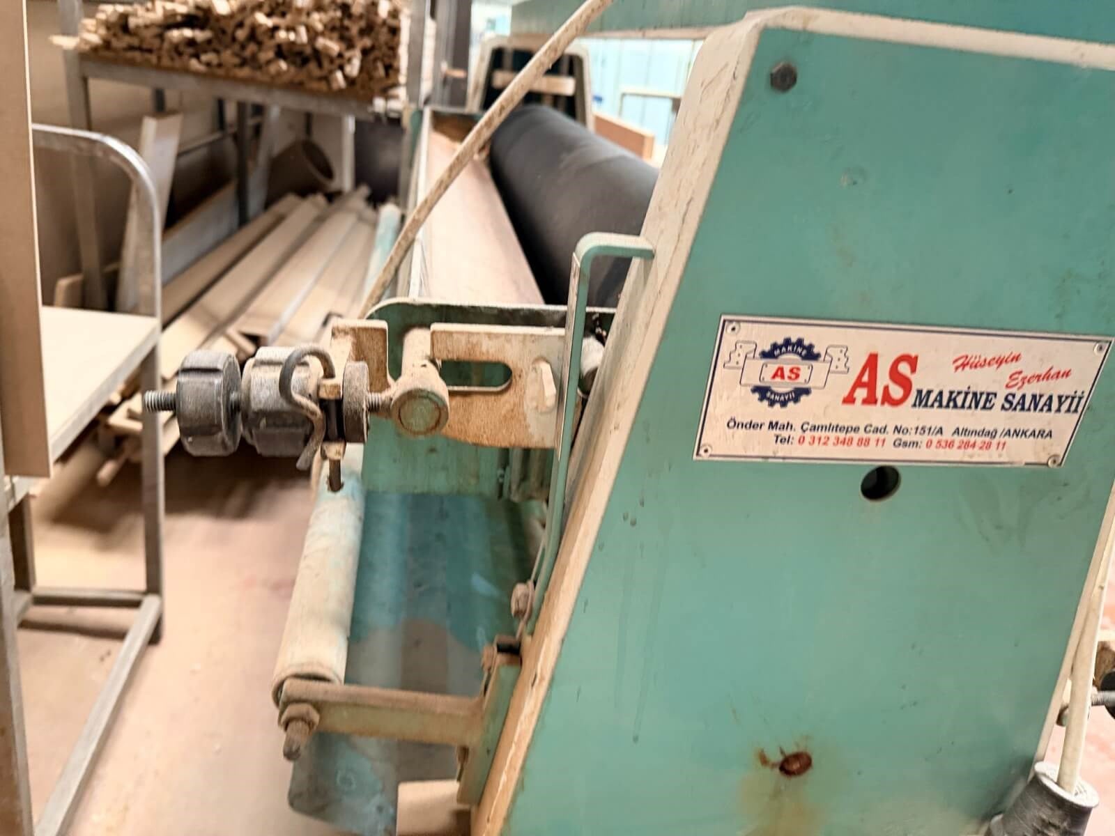 AS MAKİNE Kapı Tutkallama Makinesi