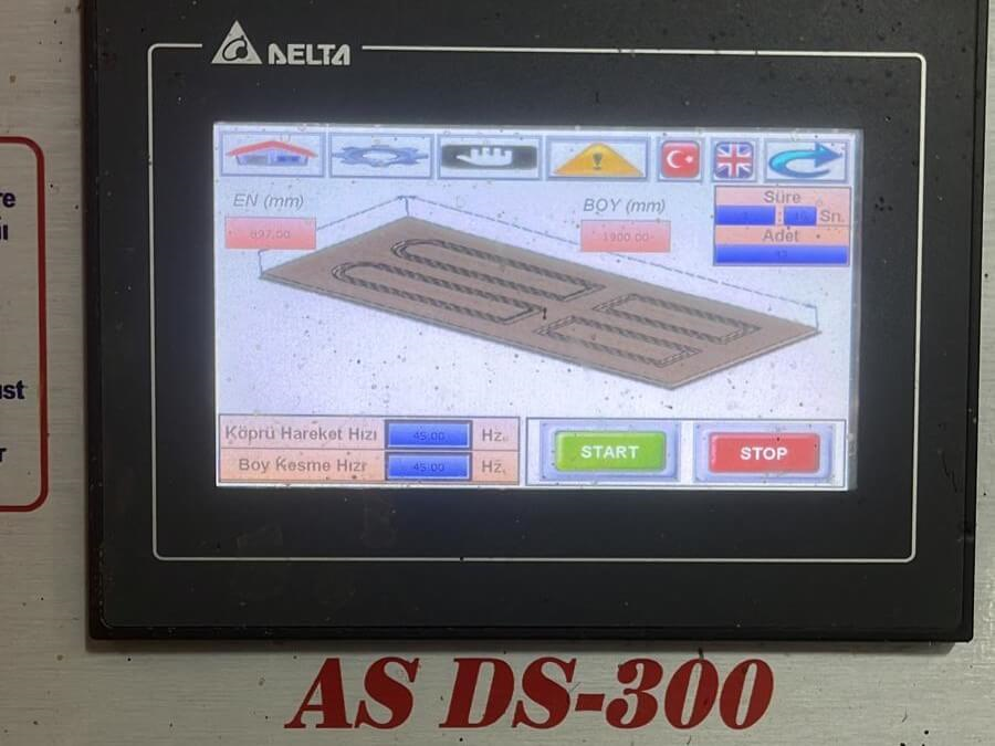 AS WOOD As Ds 300 Kapı Ebatlama Makinesi (2023)
