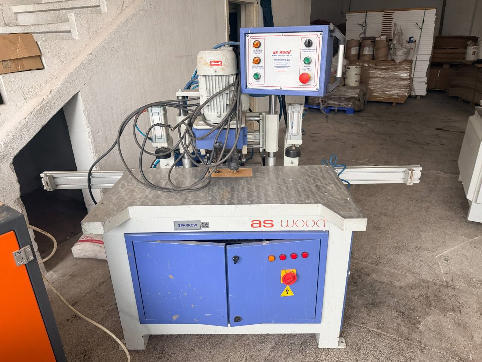 As Wood Sparrow Kol Kilit Delik Delme Makinesi (2023)