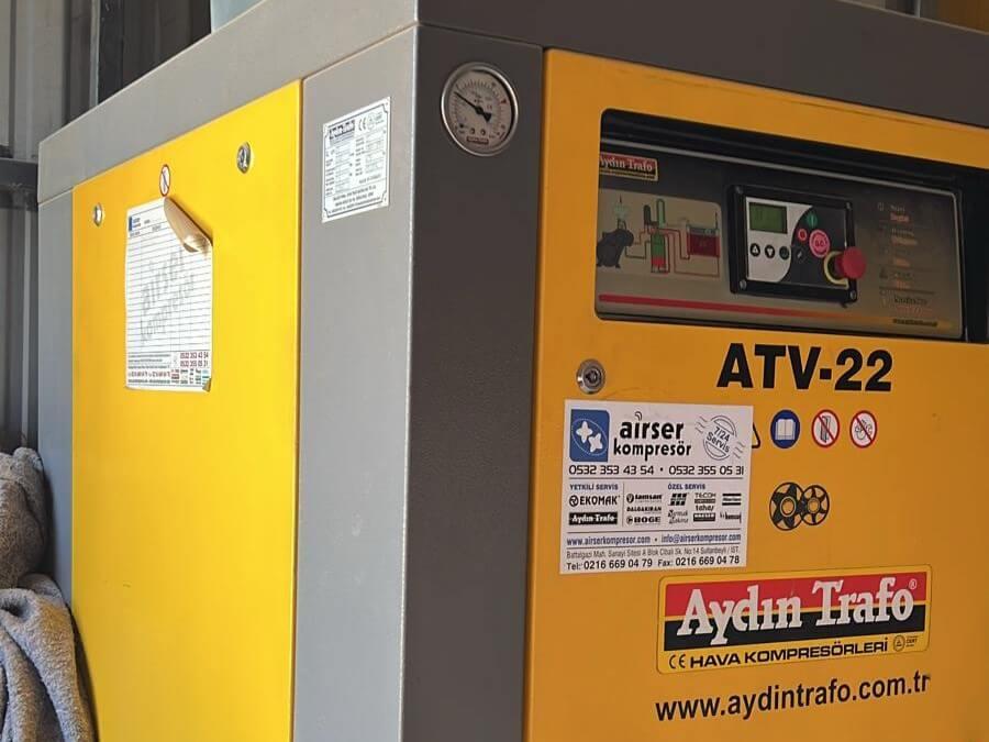 Aydın Trafo Atv 22 Kw. Vidalı Kompresör Makinesi (2014)