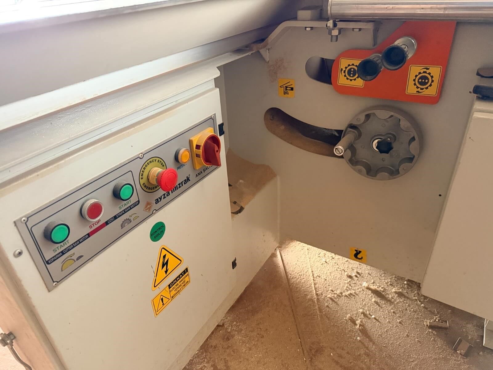 AYZA MIZRAK 3200 Çizicili Yatar Daire Makinesi