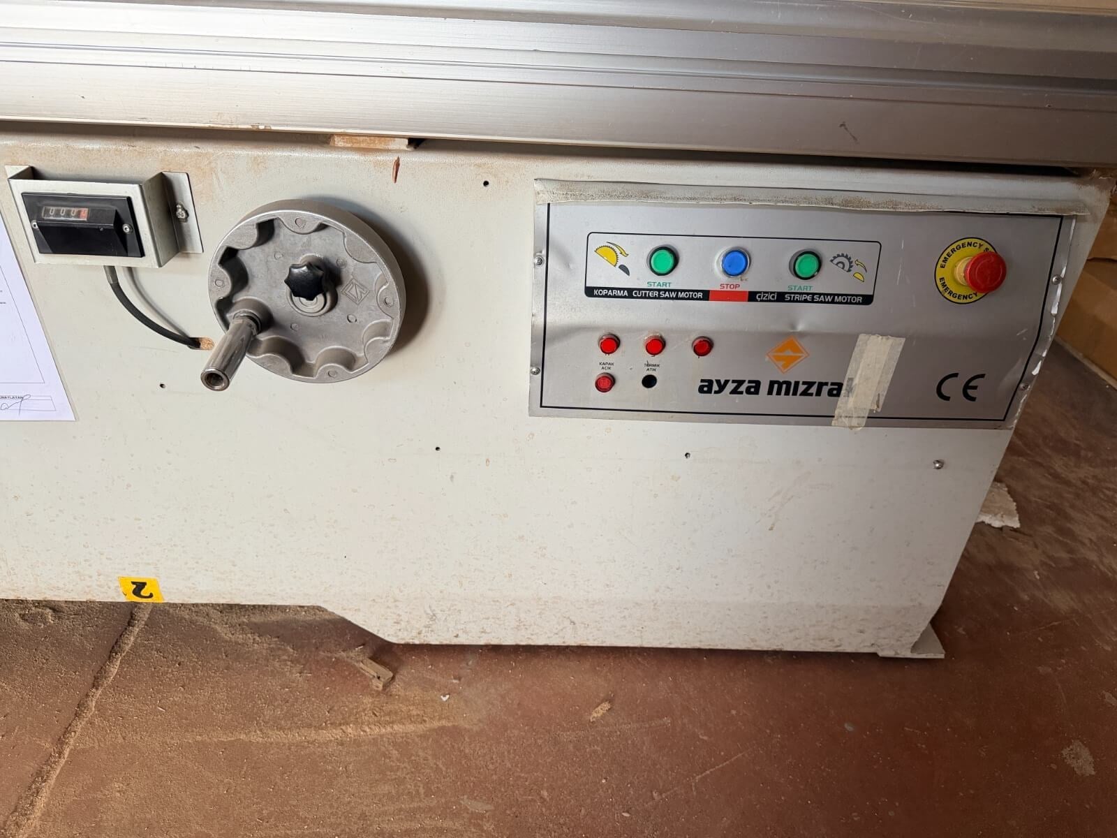AYZA MIZRAK 3200 Çizicili Yatar Daire Makinesi