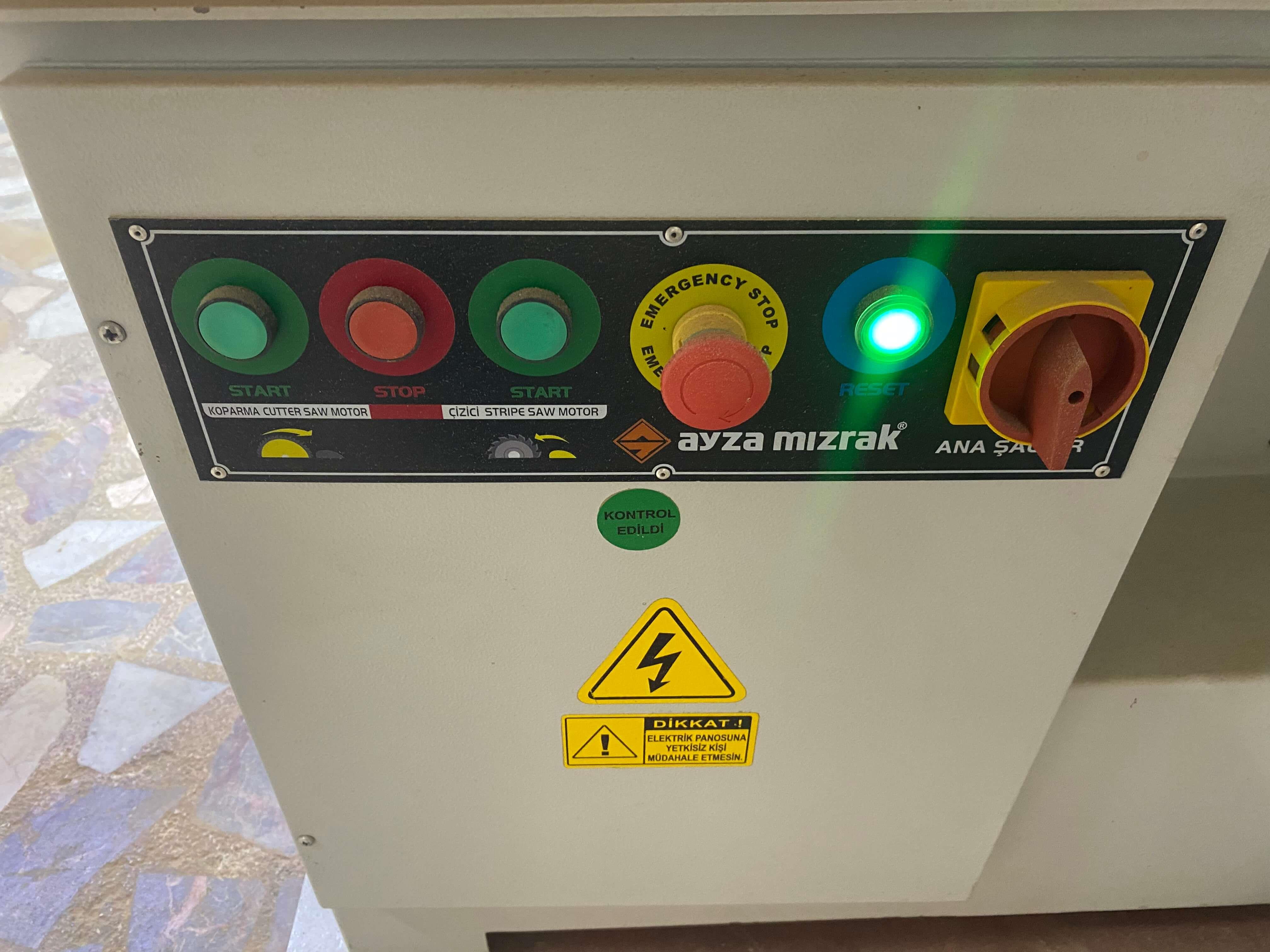 Ayza Mızrak 3200 Çizicili Yatar Daire Makinesi (2020)