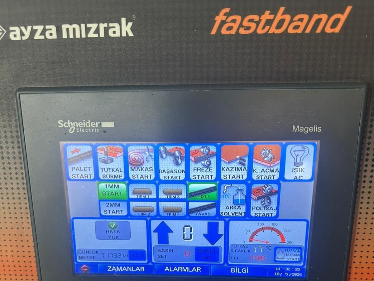 AYZA MIZRAK Fastband Az 612 Kenar Bantlama Makinesi (2017)