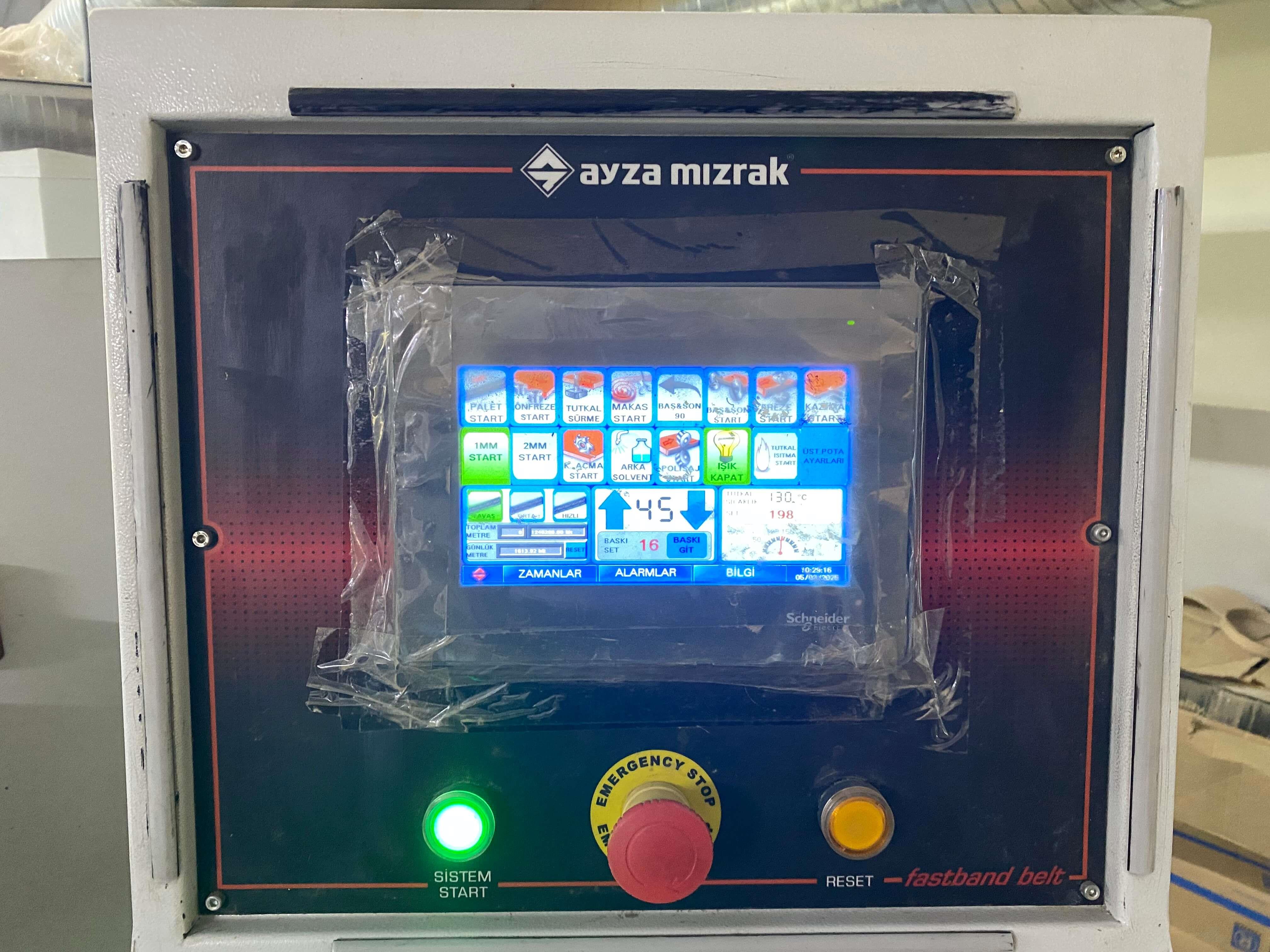 Ayza Mızrak Fastband Belt 423 Kayışlı Ön Freze ve Kanallı Kenar Bantlama Makinesi (2018)