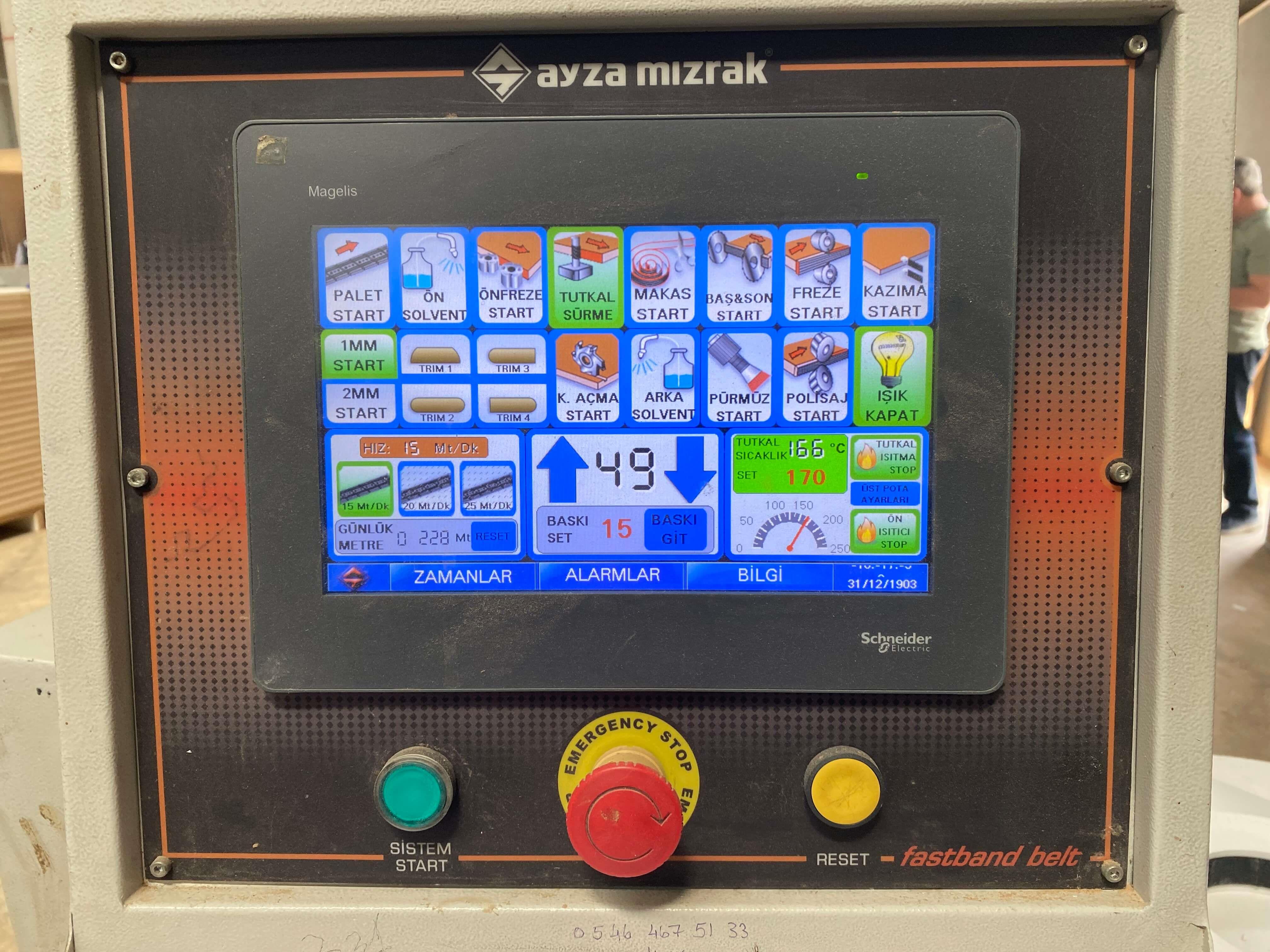 Ayza Mızrak Fastband Belt 720 Kenar Bantlama Makinesi (2015)
