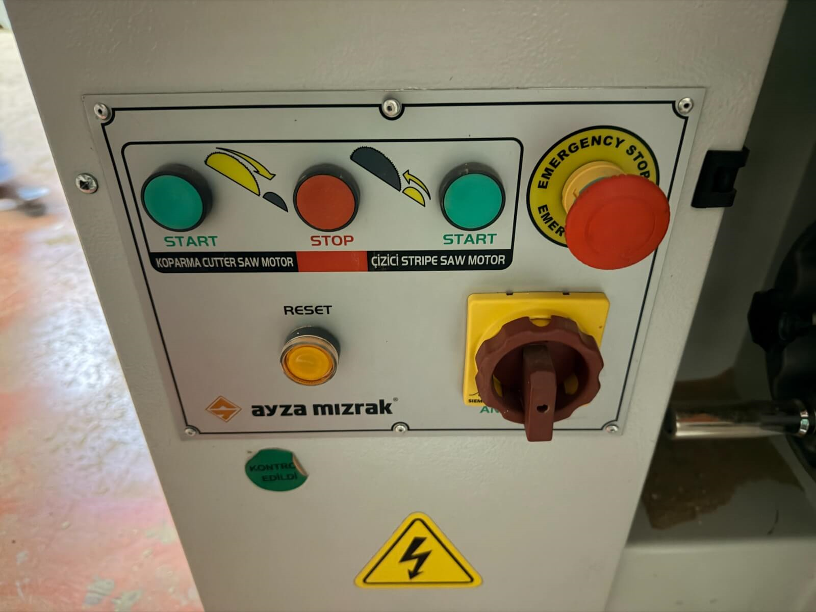 AYZA MIZRAK Gold 2800 Çizicili Yatar Daire Makinesi (2017)