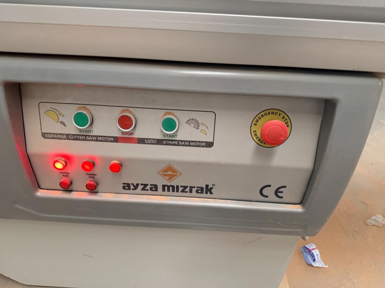 AYZA MIZRAK Gold 3200 Çizicili Yatar Daire Kesim Makinesi (2019)