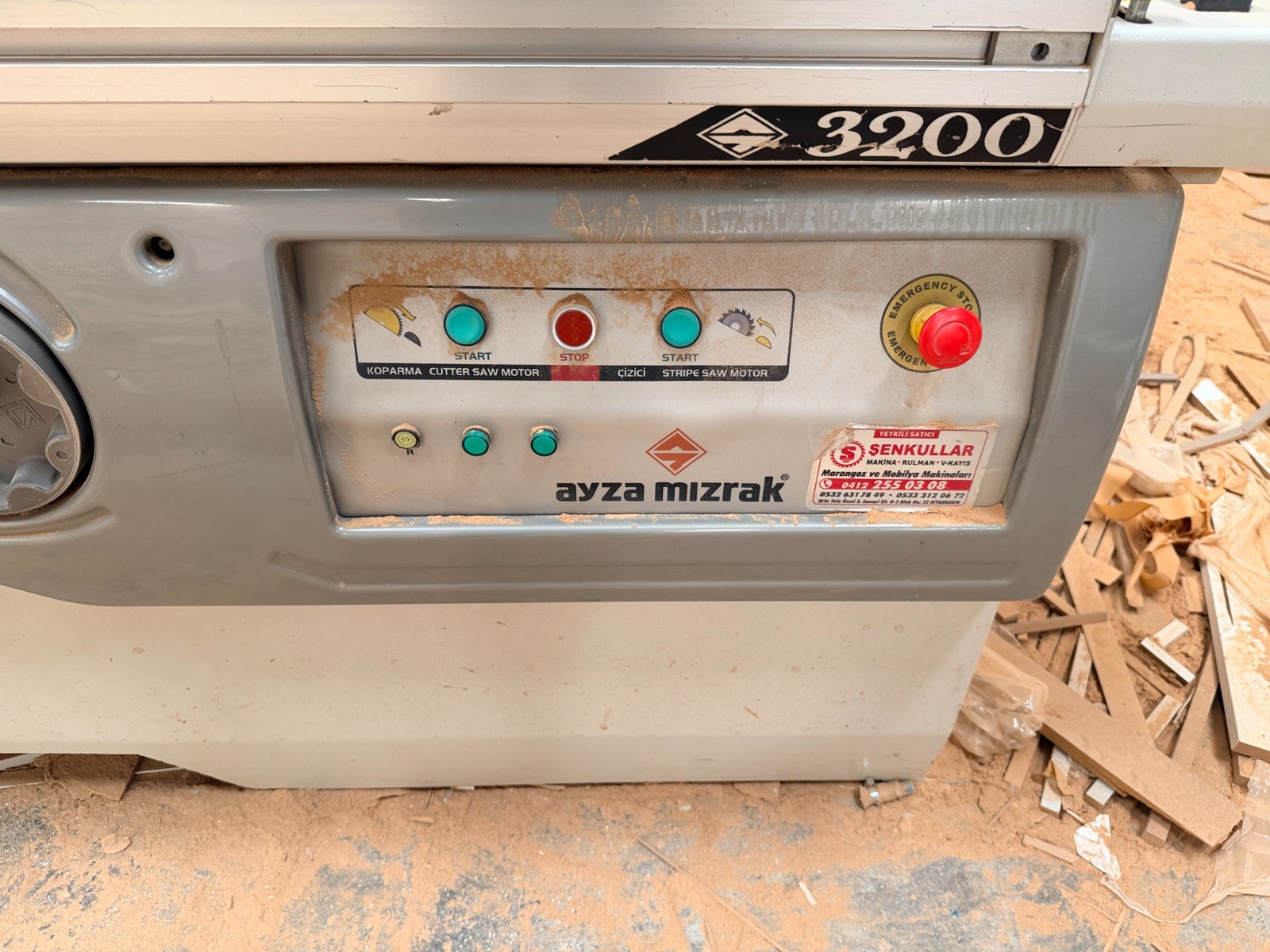 AYZA MIZRAK Gold 3200 Çizicili Yatar Daire Makinası (2020)