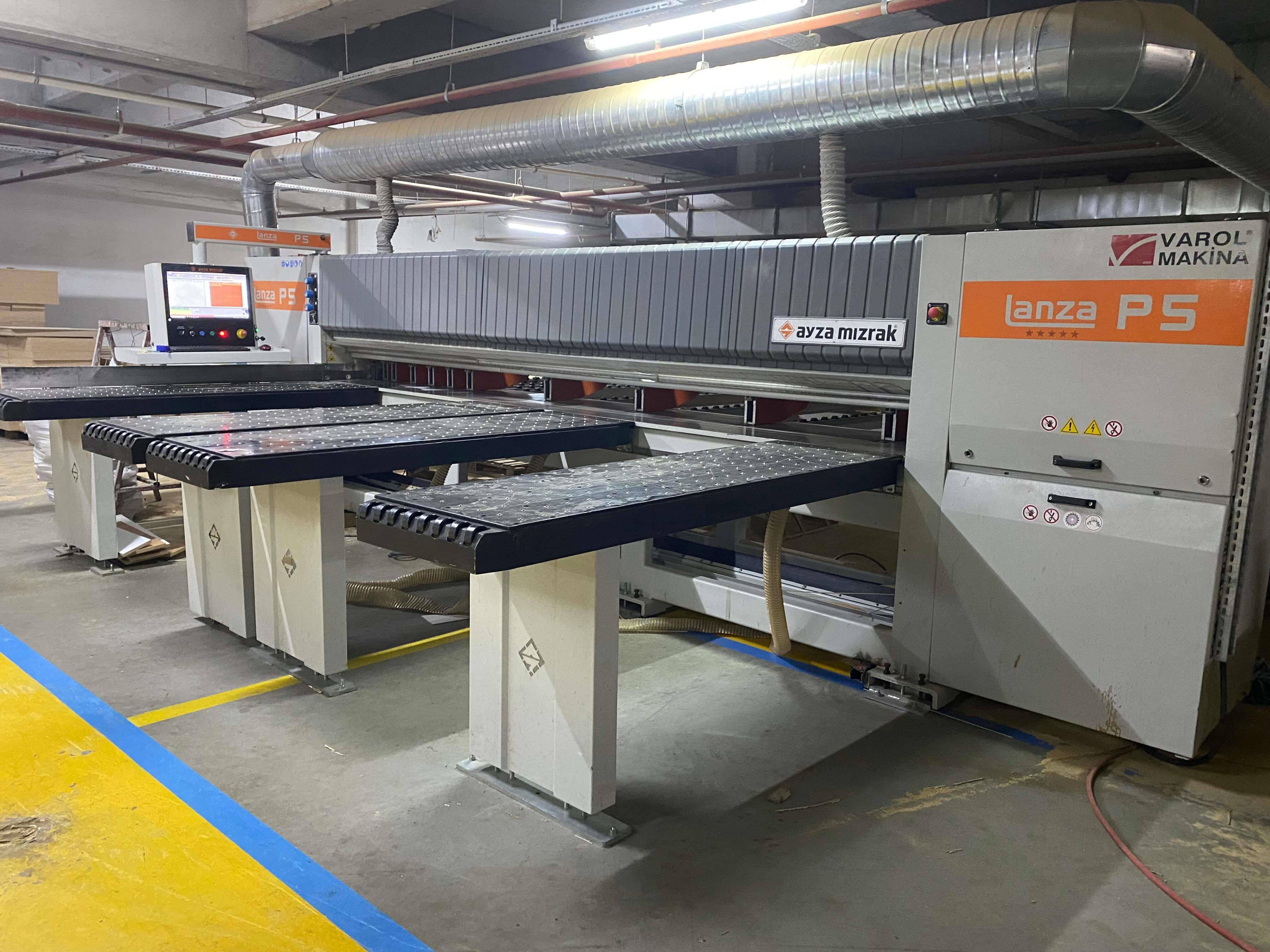 Ayza Mızrak Lanza 5 Önden Yüklemeli Panel Ebatlama Makinesi (2021
