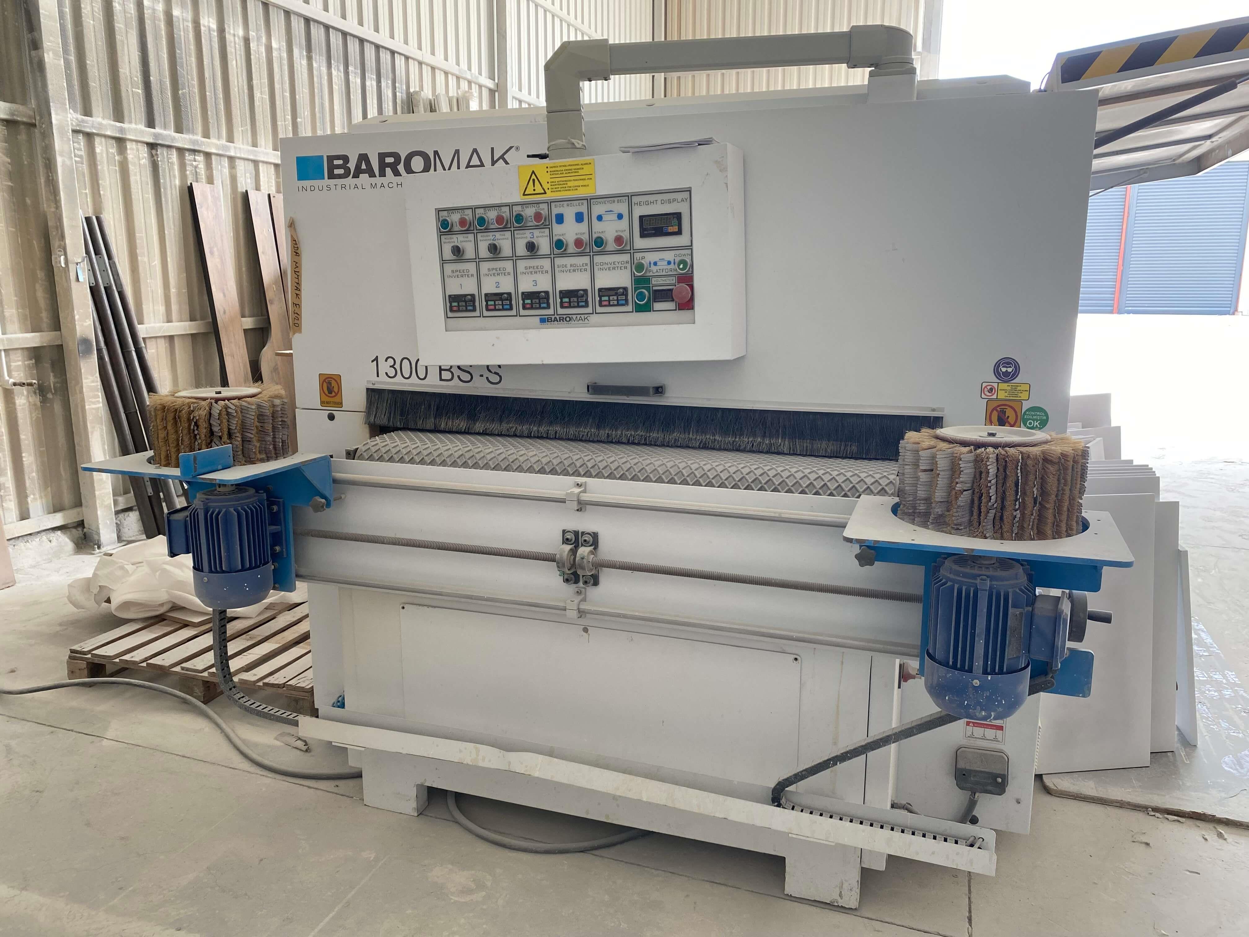 Baromak 1300 Bs - S Fırça Zımpara Makinesi (2021)