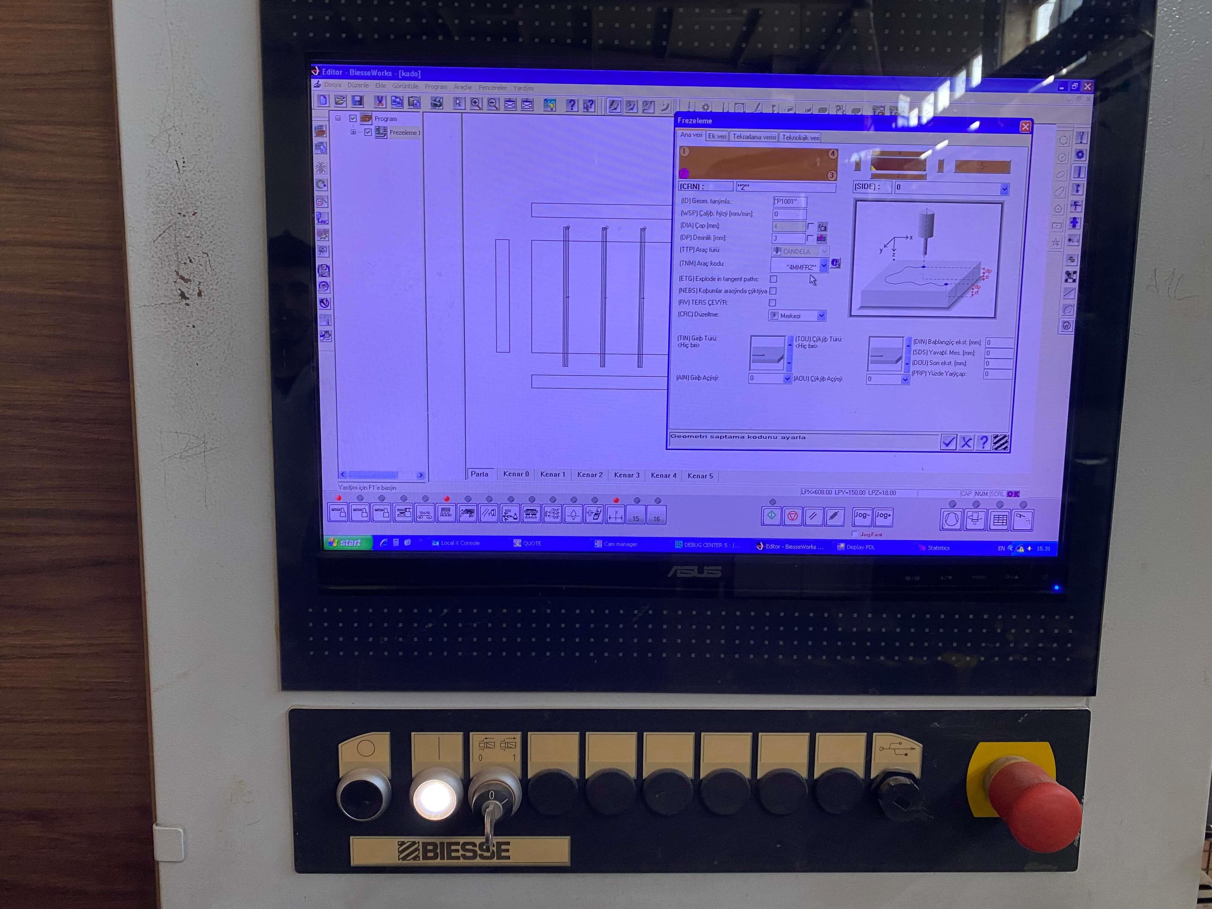 Biesse Rover As 1332 Cnc Makinesi (2013)