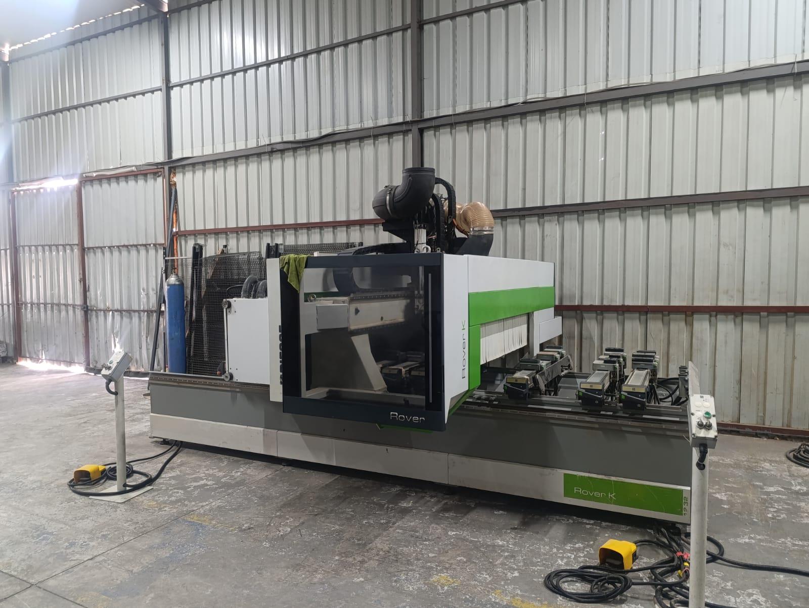 Biesse Rover K 1232 G Çift Taraflı Yatay Kapı Frezeli Cnc Makinesi (2015)