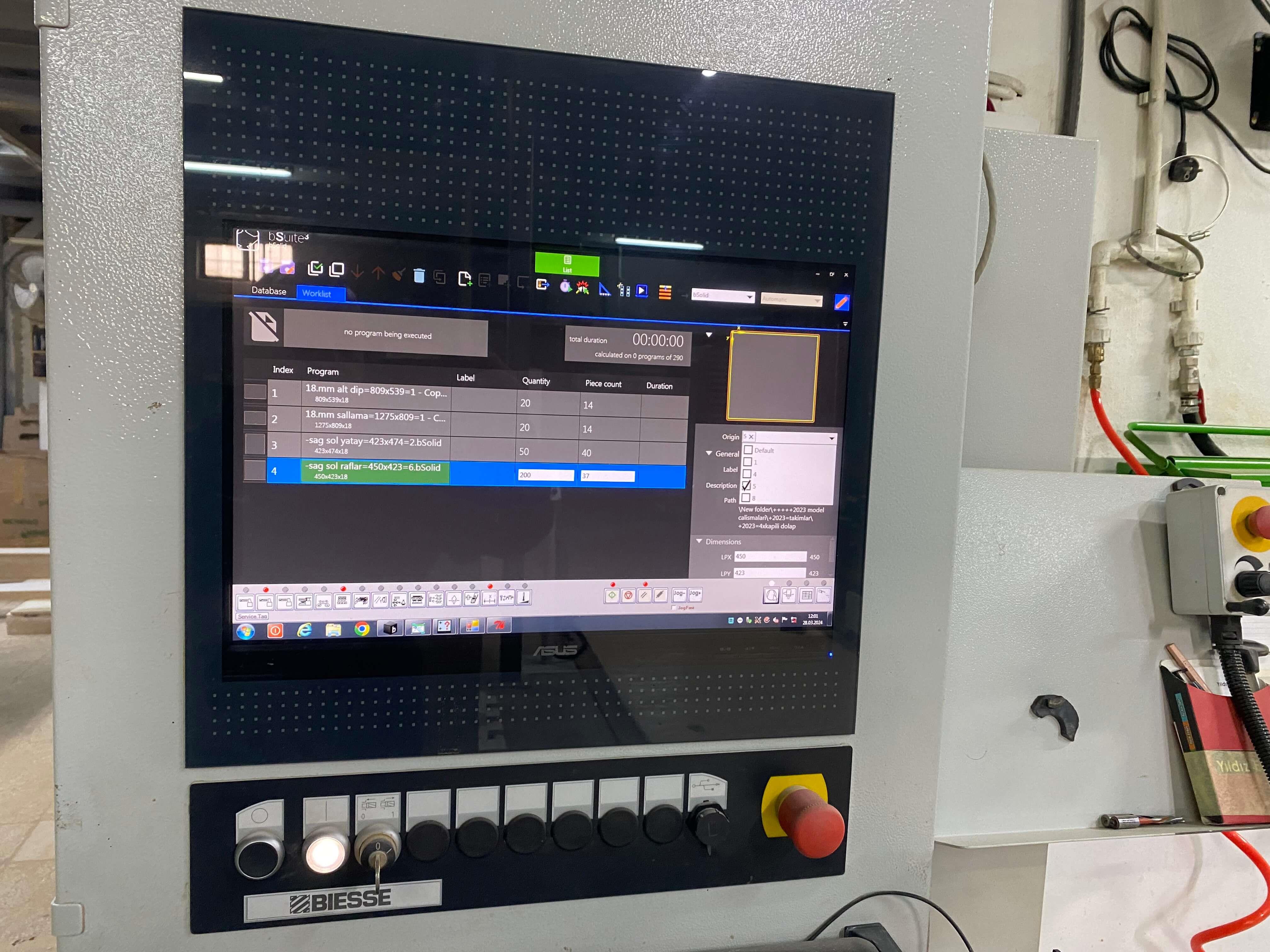 Biesse Rover K 1532 Cnc Makinesi (2016)