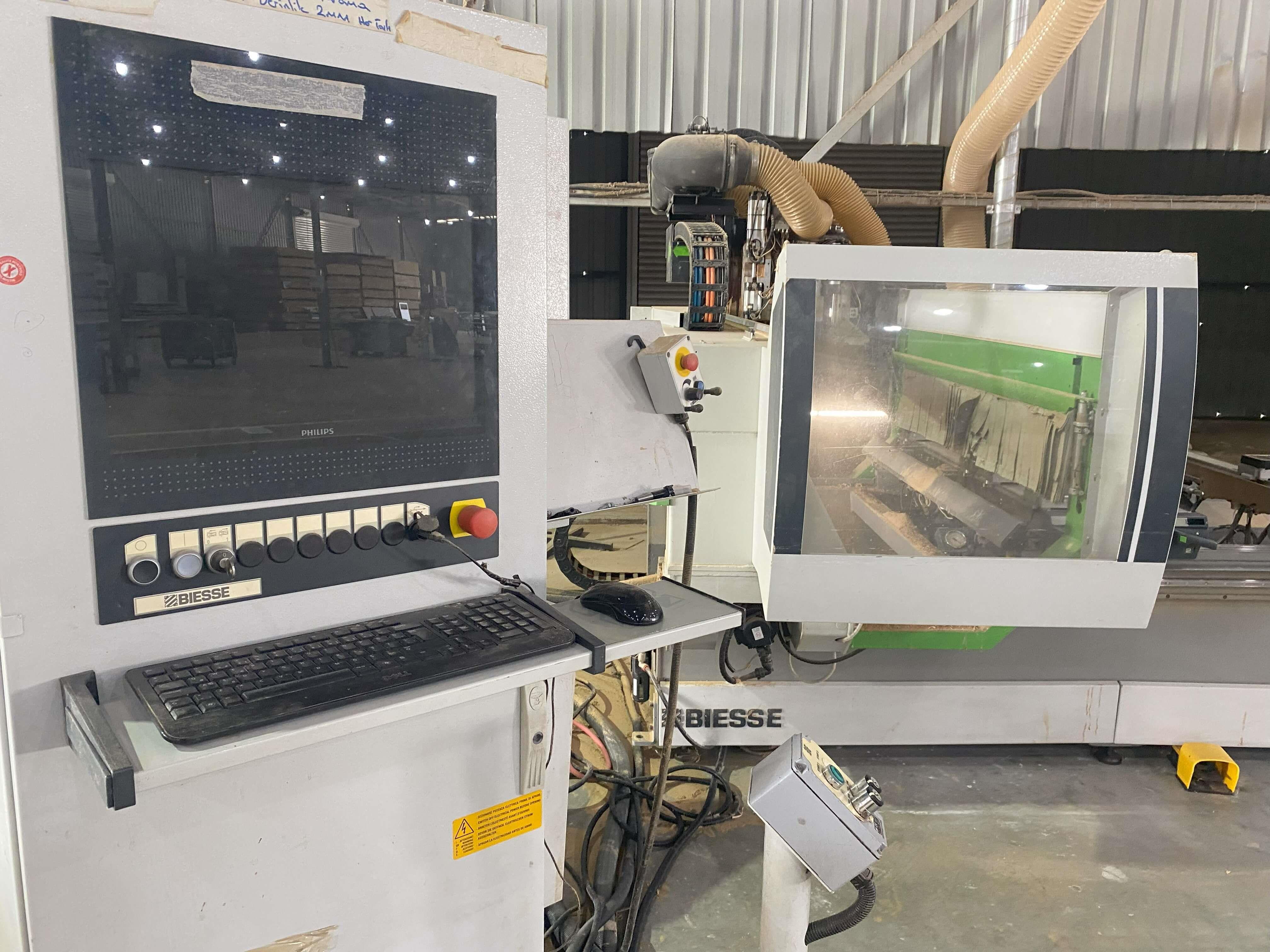 Biesse Rover K 1532 G Çift Taraflı Yatay Kapı Frezeli Cnc Makinesi (2013)
