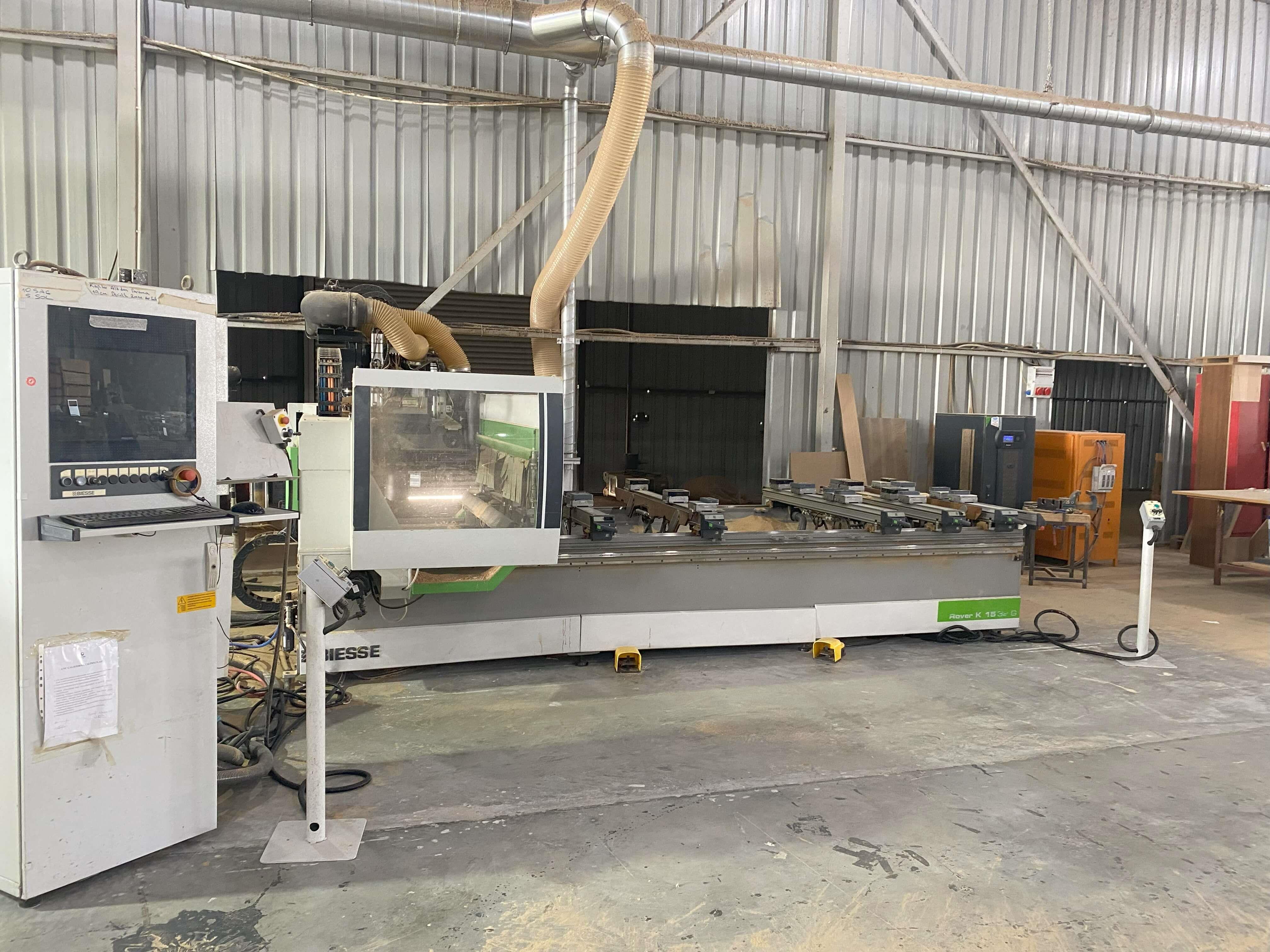 Biesse Rover K 1532 G Çift Taraflı Yatay Kapı Frezeli Cnc Makinesi (2013)